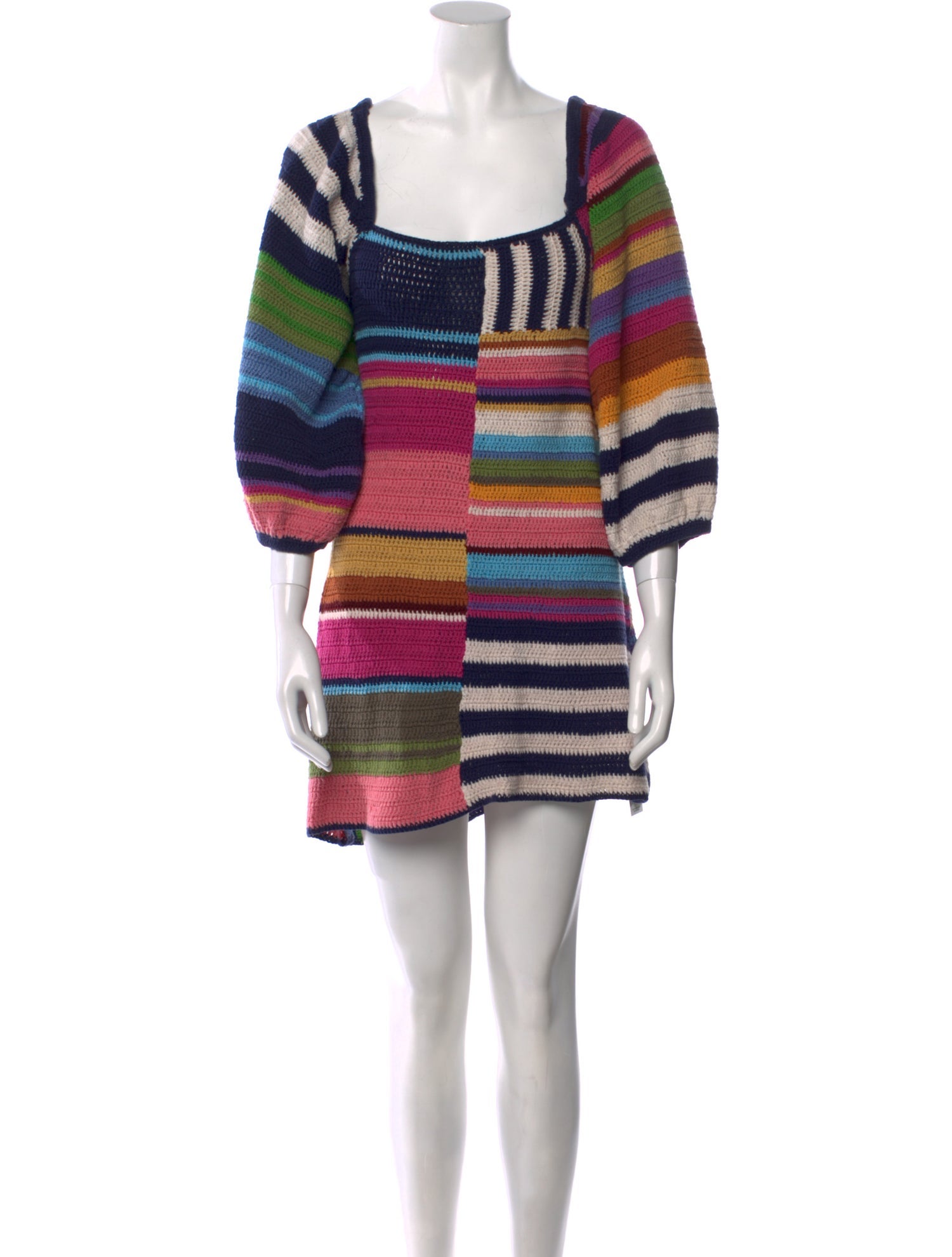 Farm Rio Striped Mini Dress