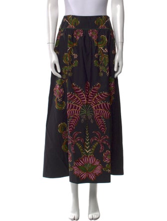 Farm Rio Floral Print Knee-Length Skirt