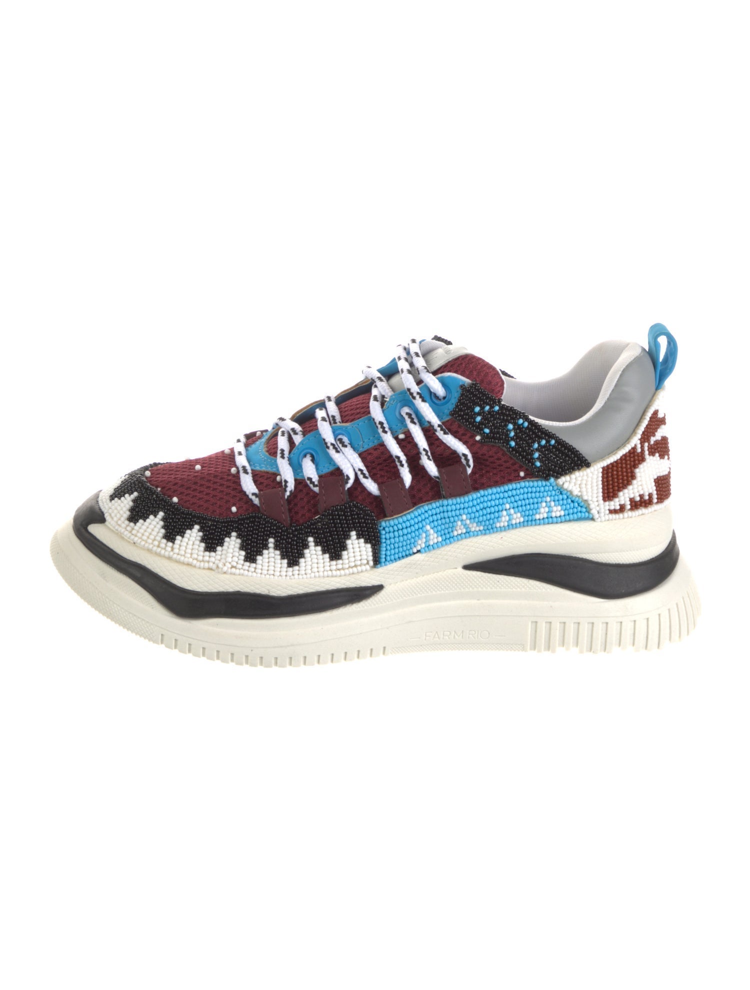 Farm Rio Vegan Leather Printed Athletic Sneakers