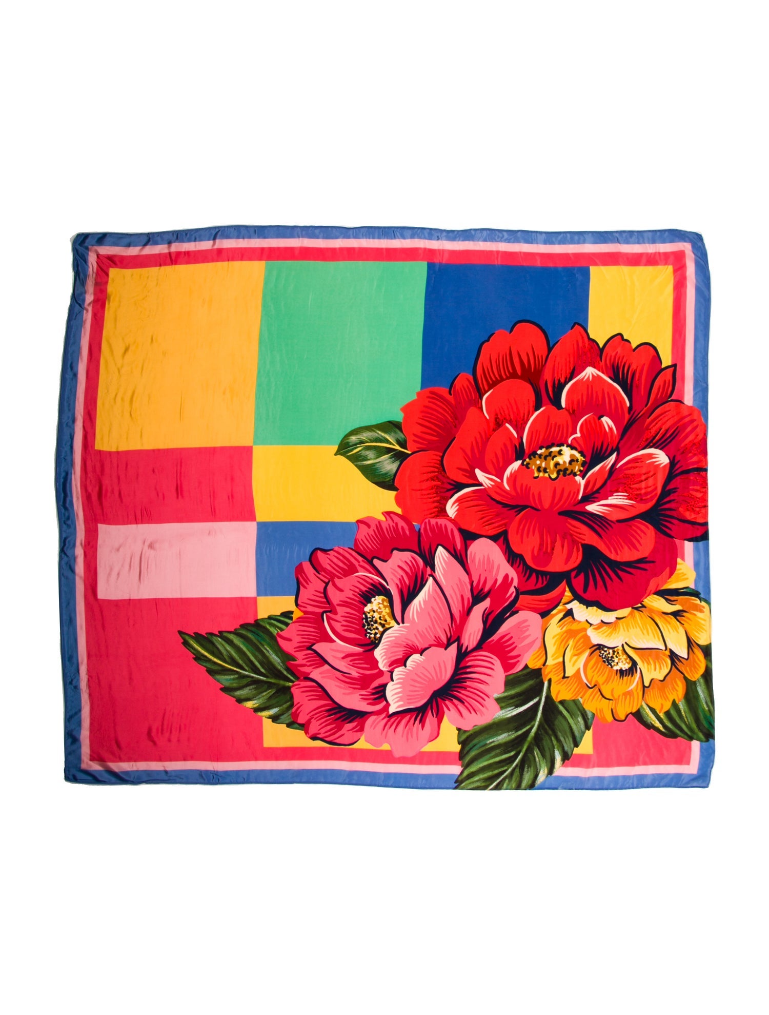 Farm Rio Silk Printed Scarf
