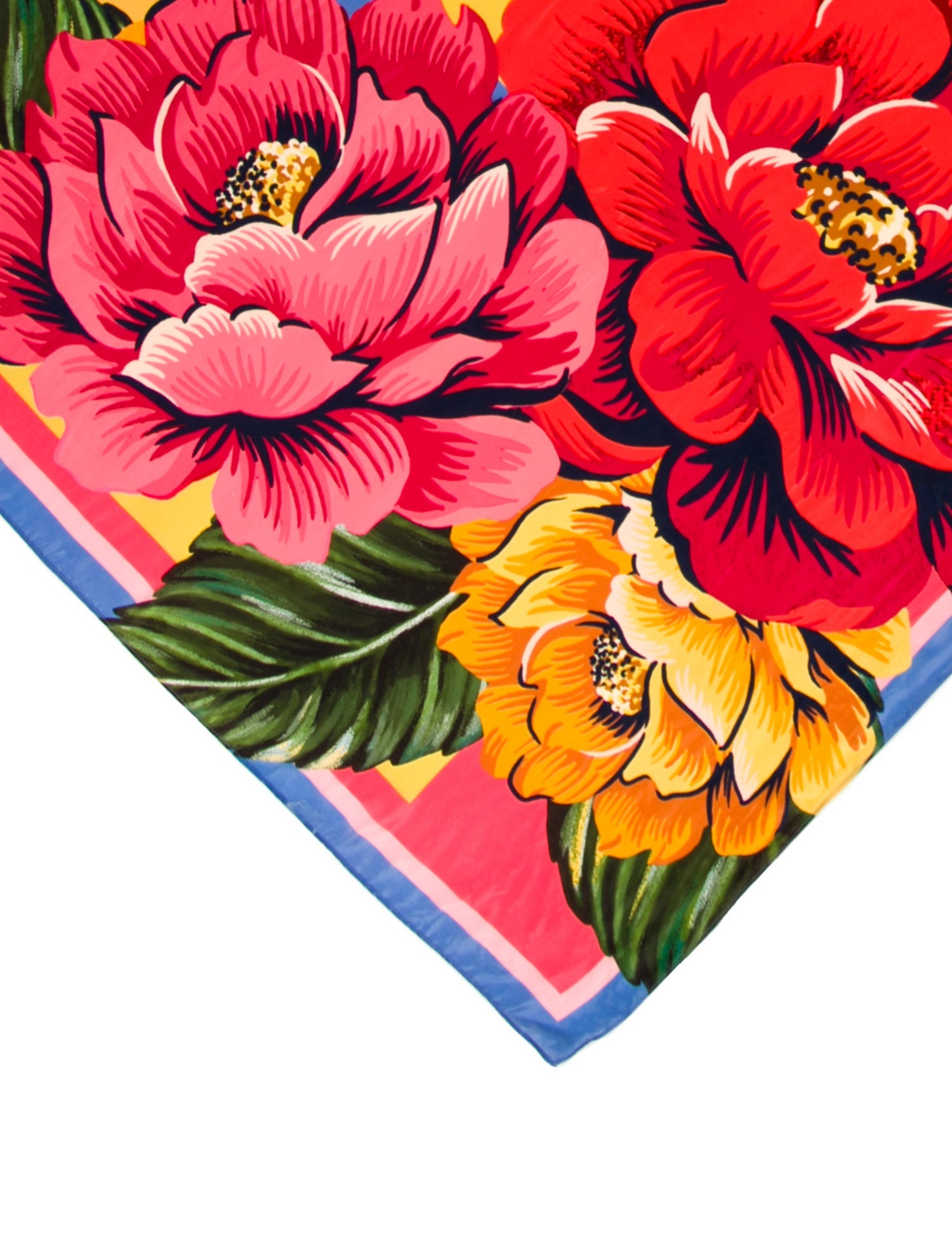 Farm Rio Silk Printed Scarf