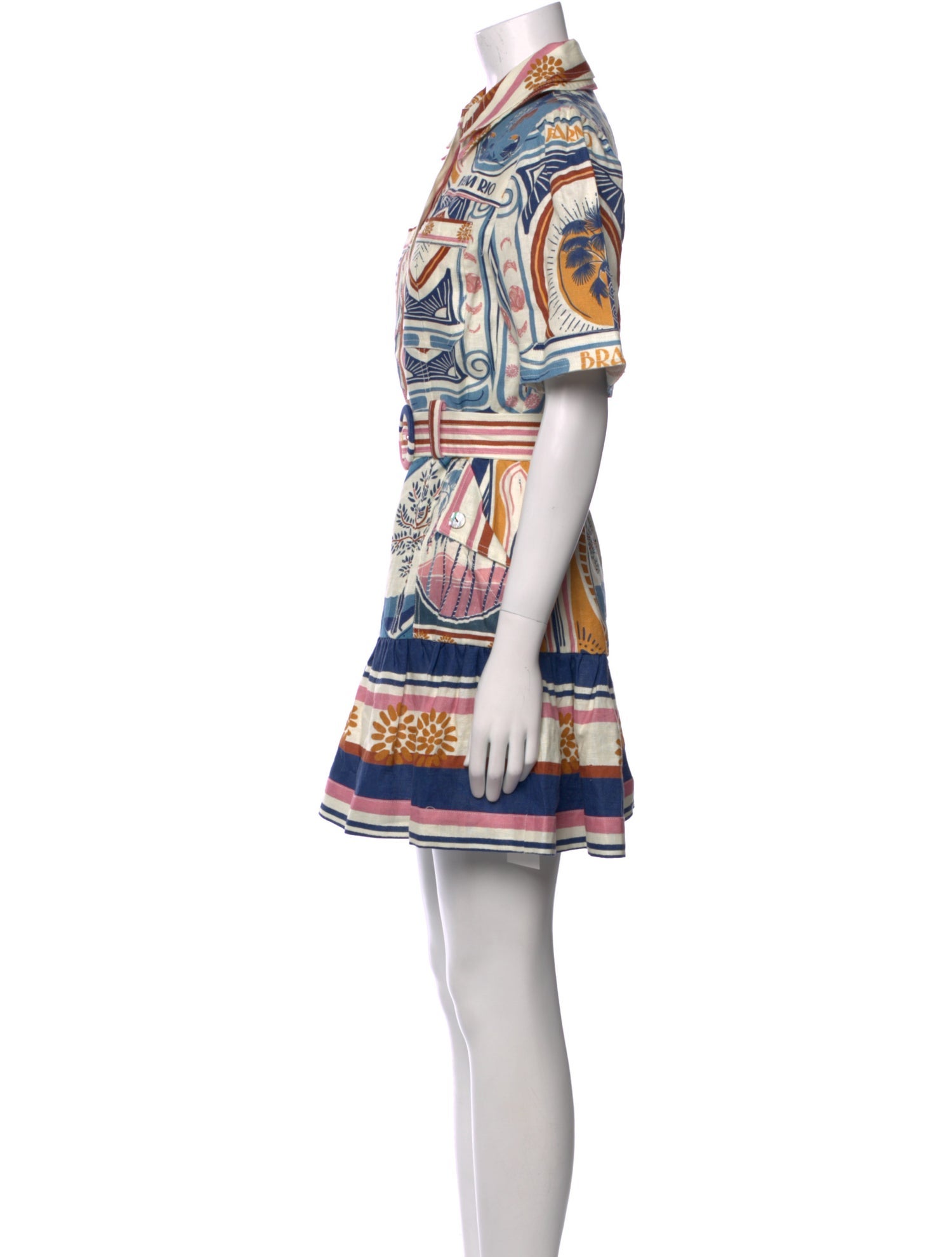 Farm Rio Linen Mini Dress w/ Tags