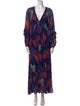 Farm Rio Floral Print Long Dress