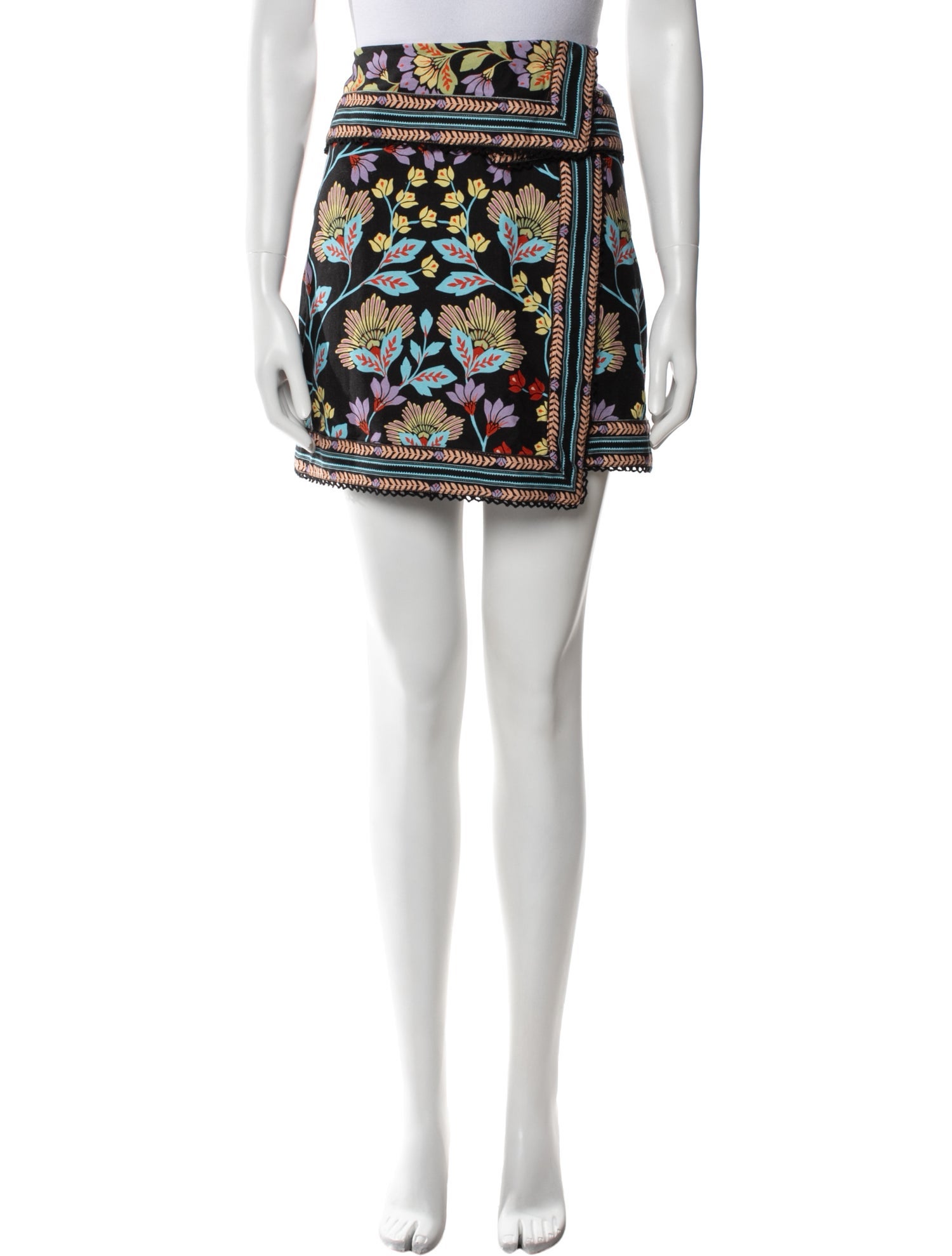 Farm Rio Printed Mini Skirt