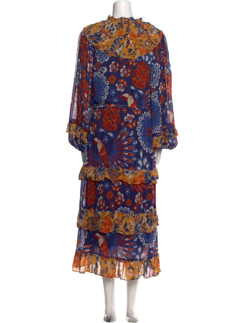 Farm Rio Printed Long Dress