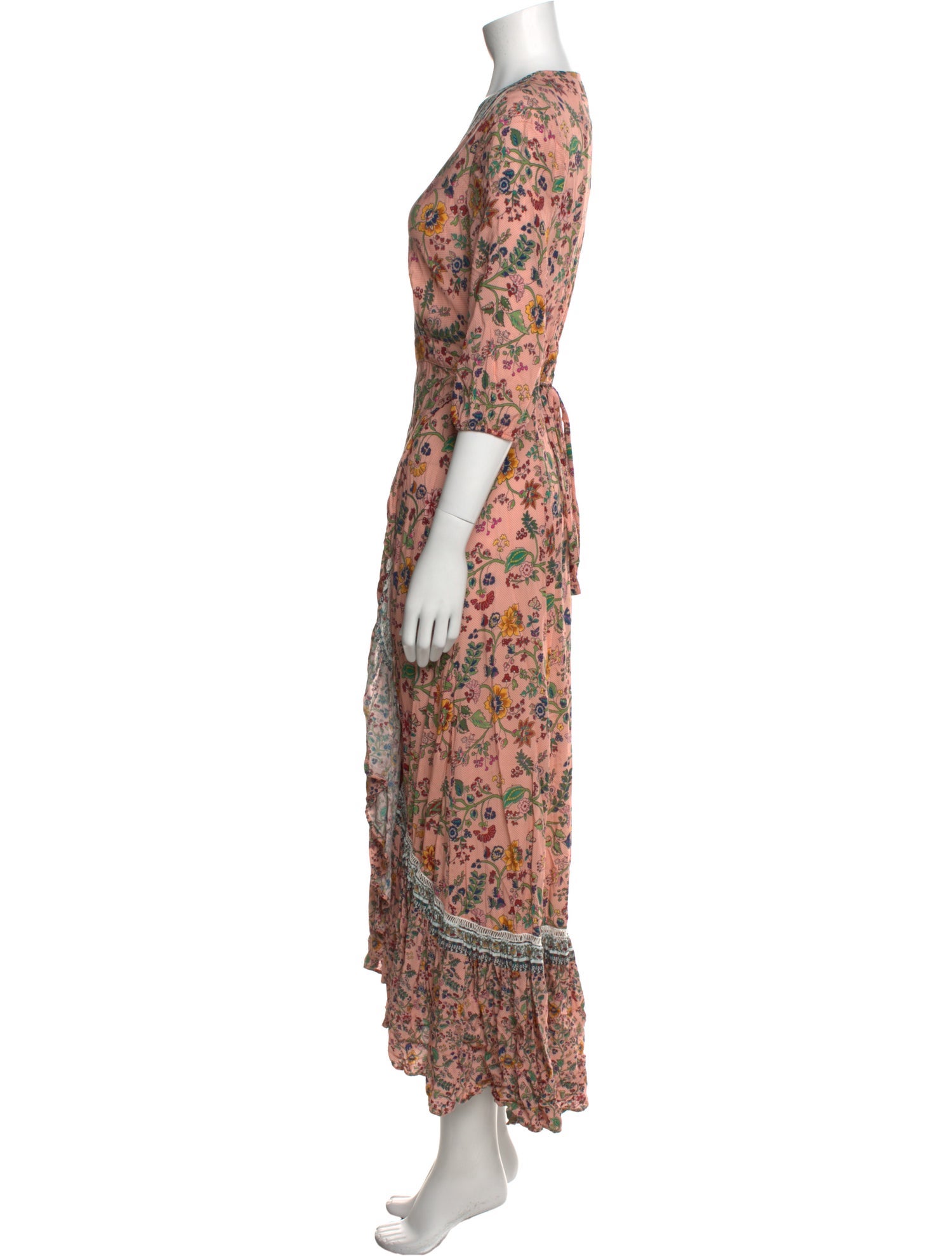 Farm Rio Floral Print Long Dress