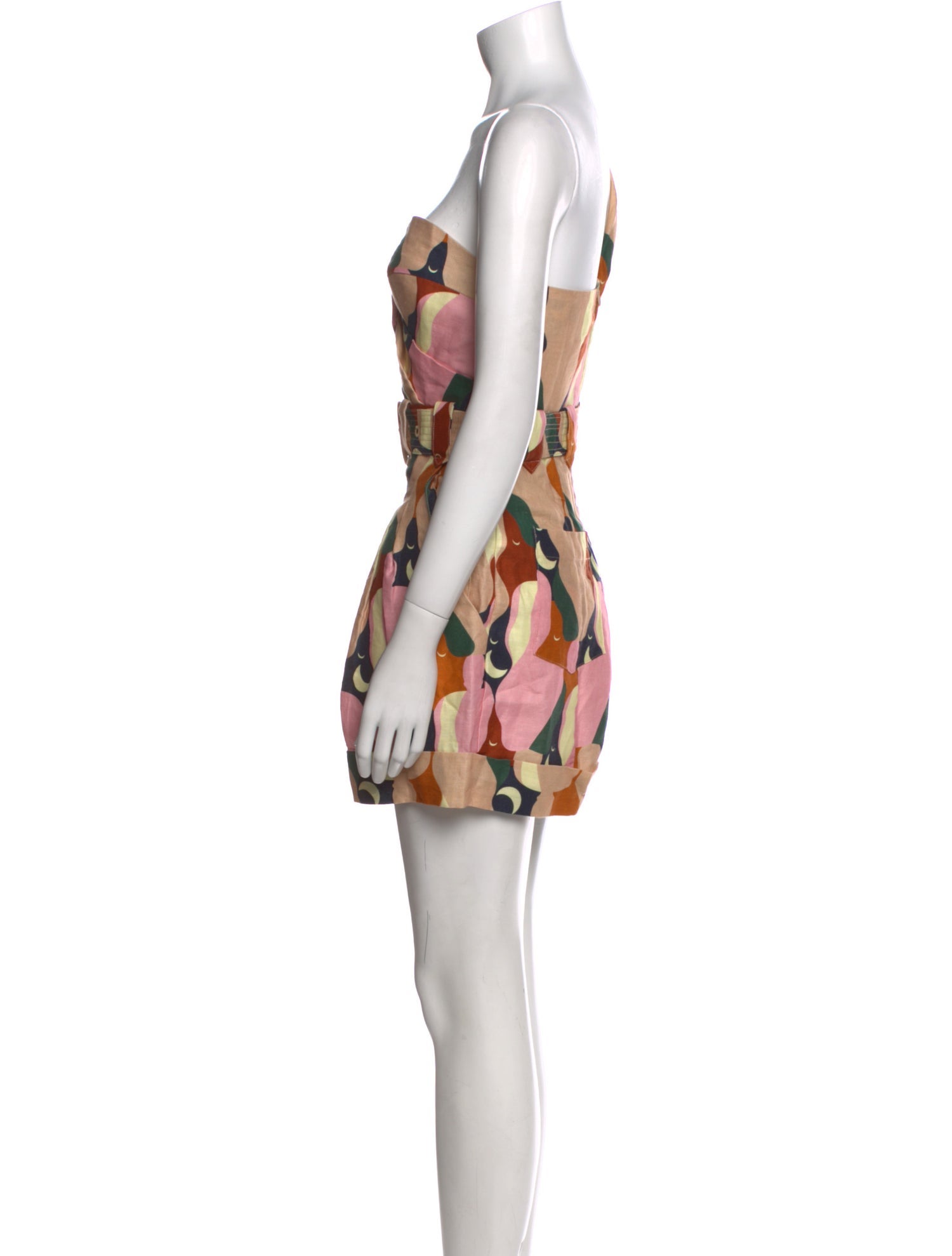 Farm Rio Linen Printed Romper w/ Tags