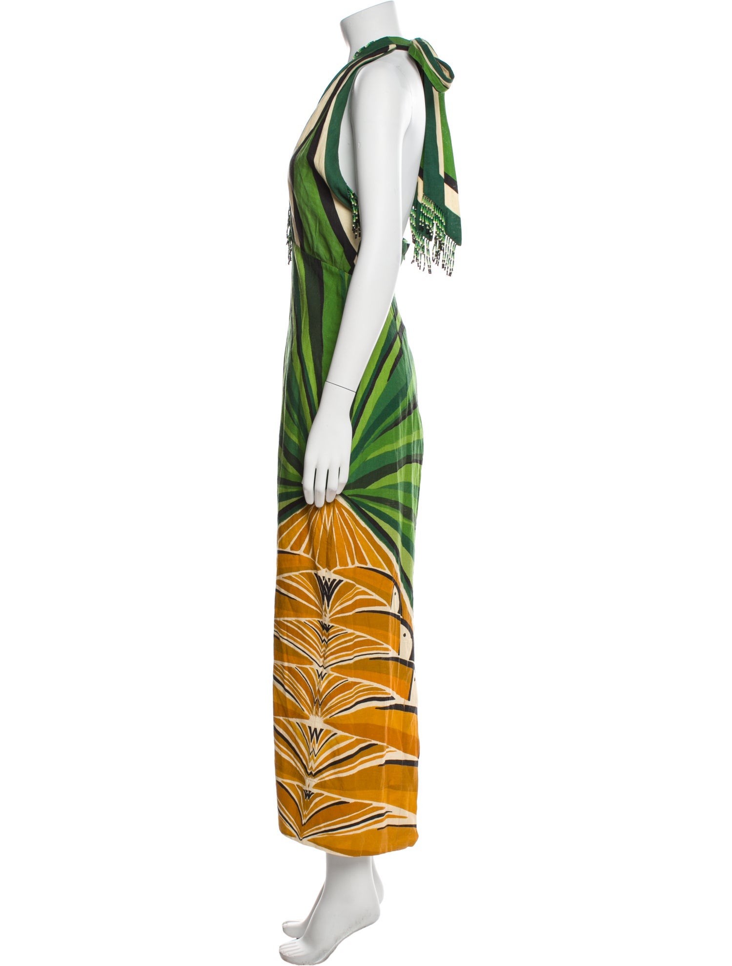 Farm Rio Linen Long Dress