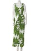 Farm Rio Printed Square Neckline Jumpsuit