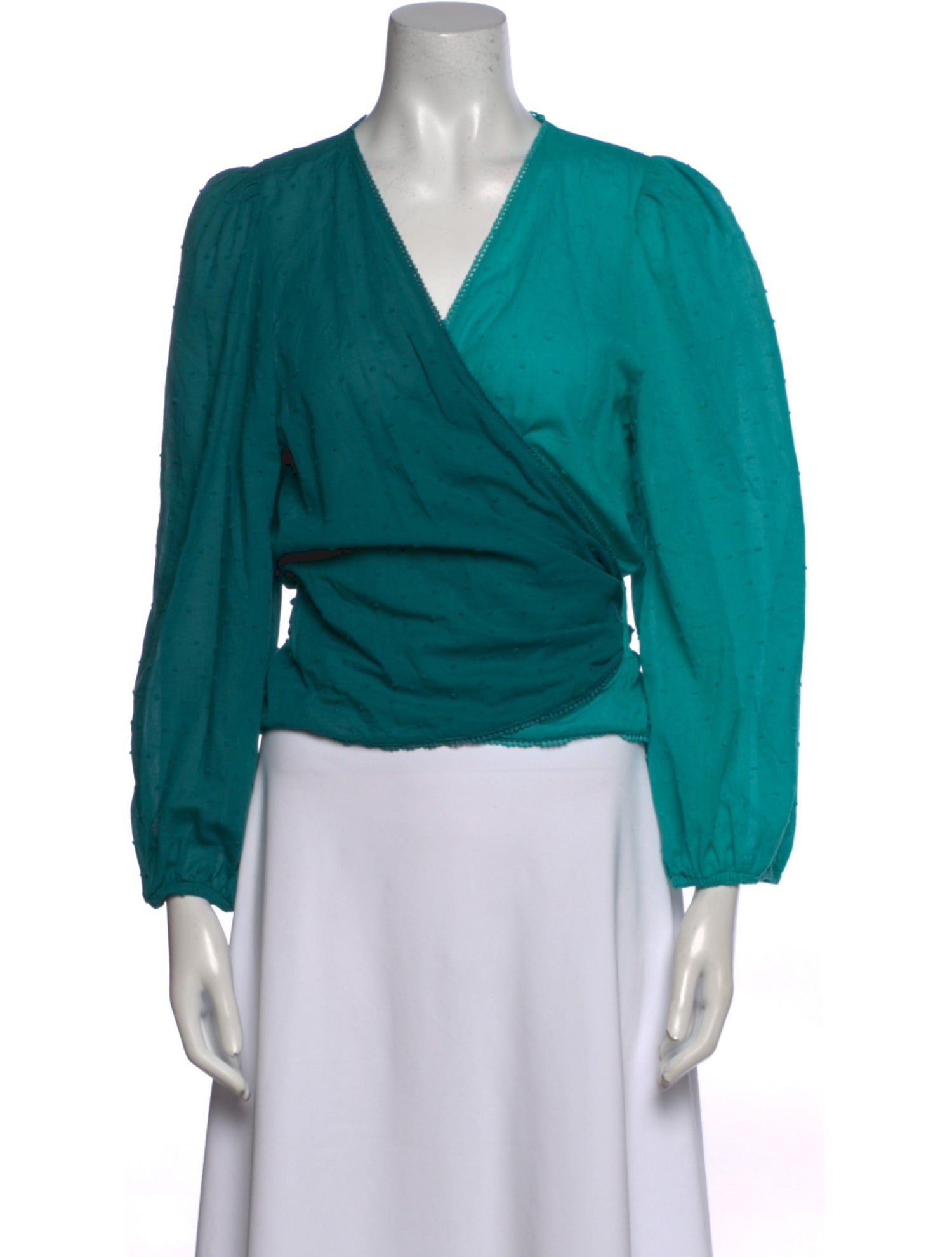 Farm Rio V-Neck Long Sleeve Top