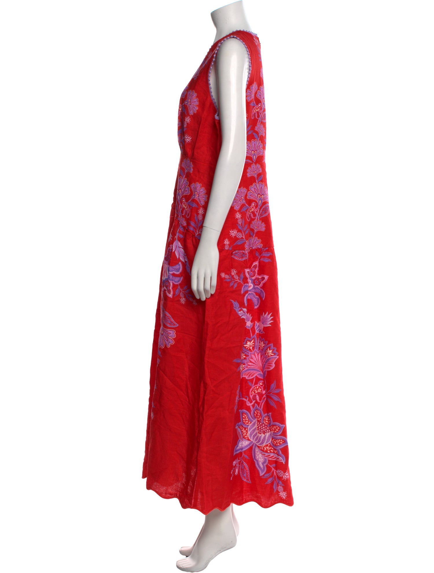 Farm Rio Linen Long Dress