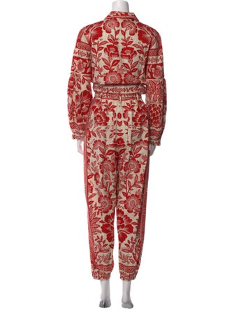 Farm Rio Floral Print Jumpsuit