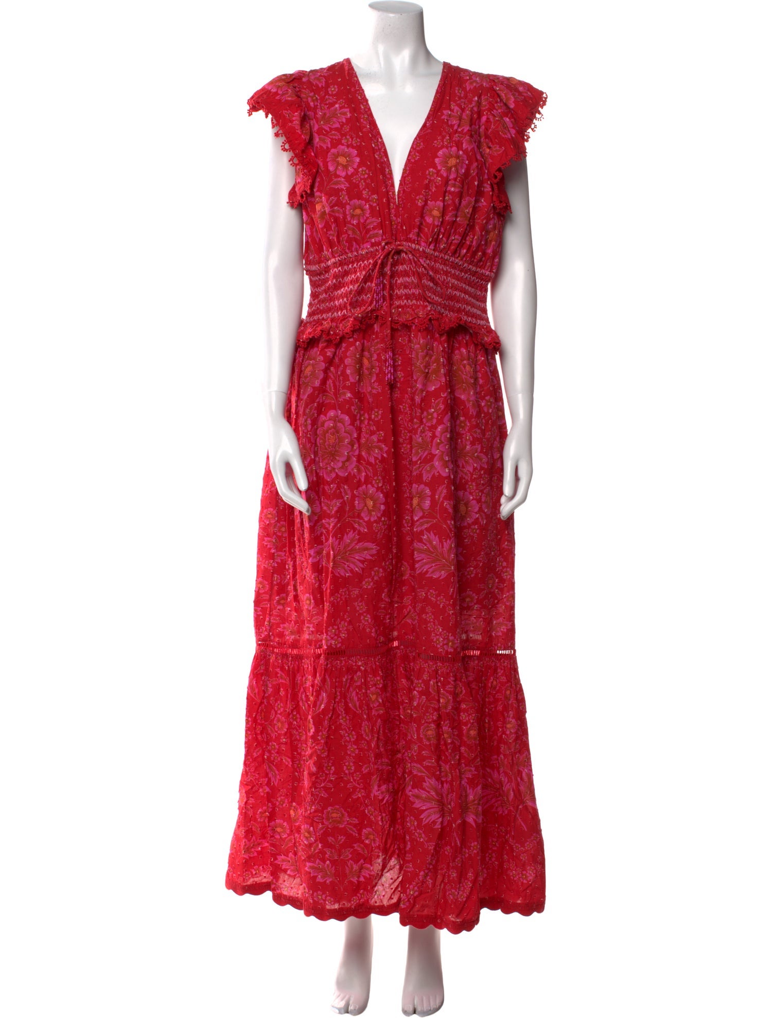 Farm Rio Paisley Print Long Dress