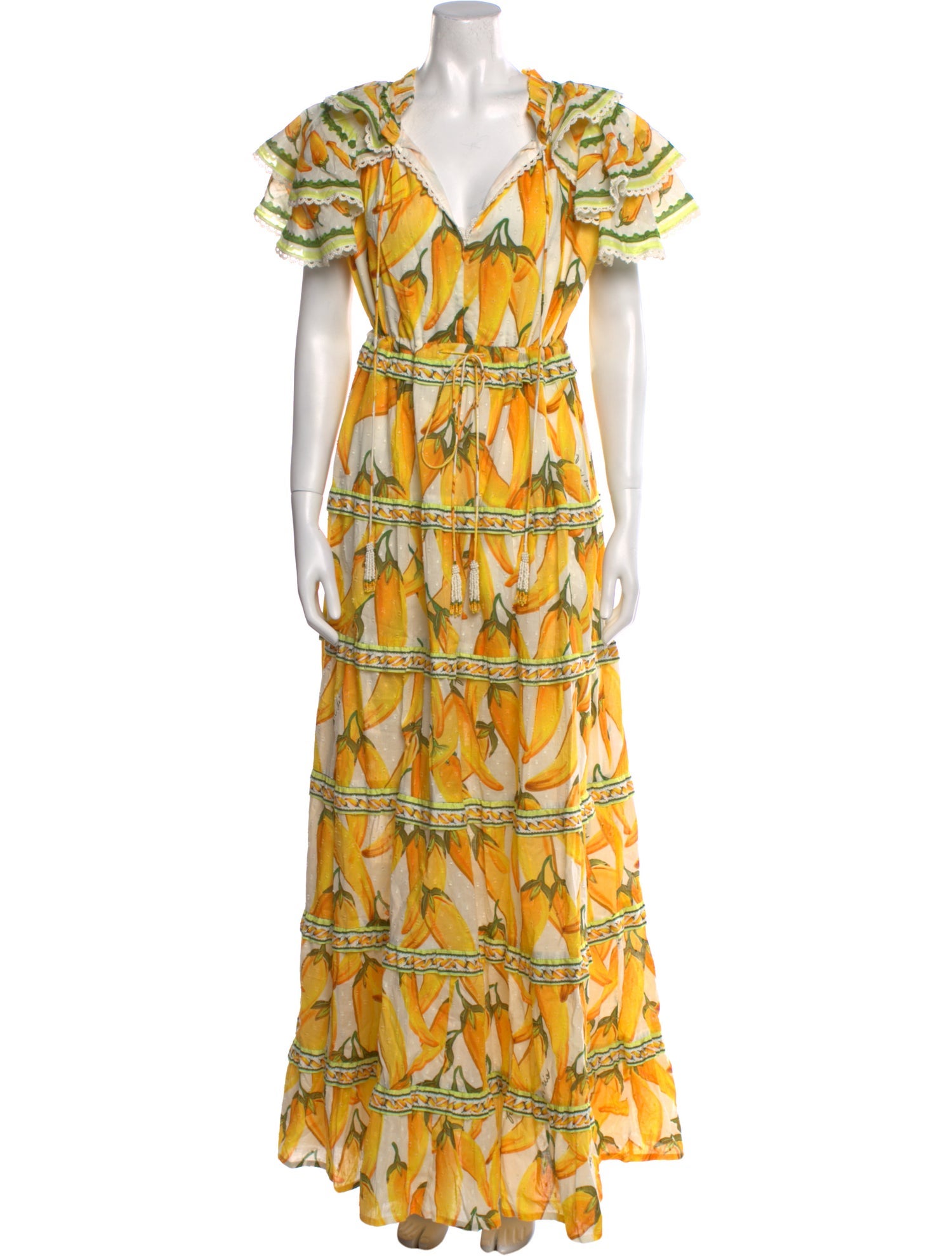Farm Rio Printed Long Dress