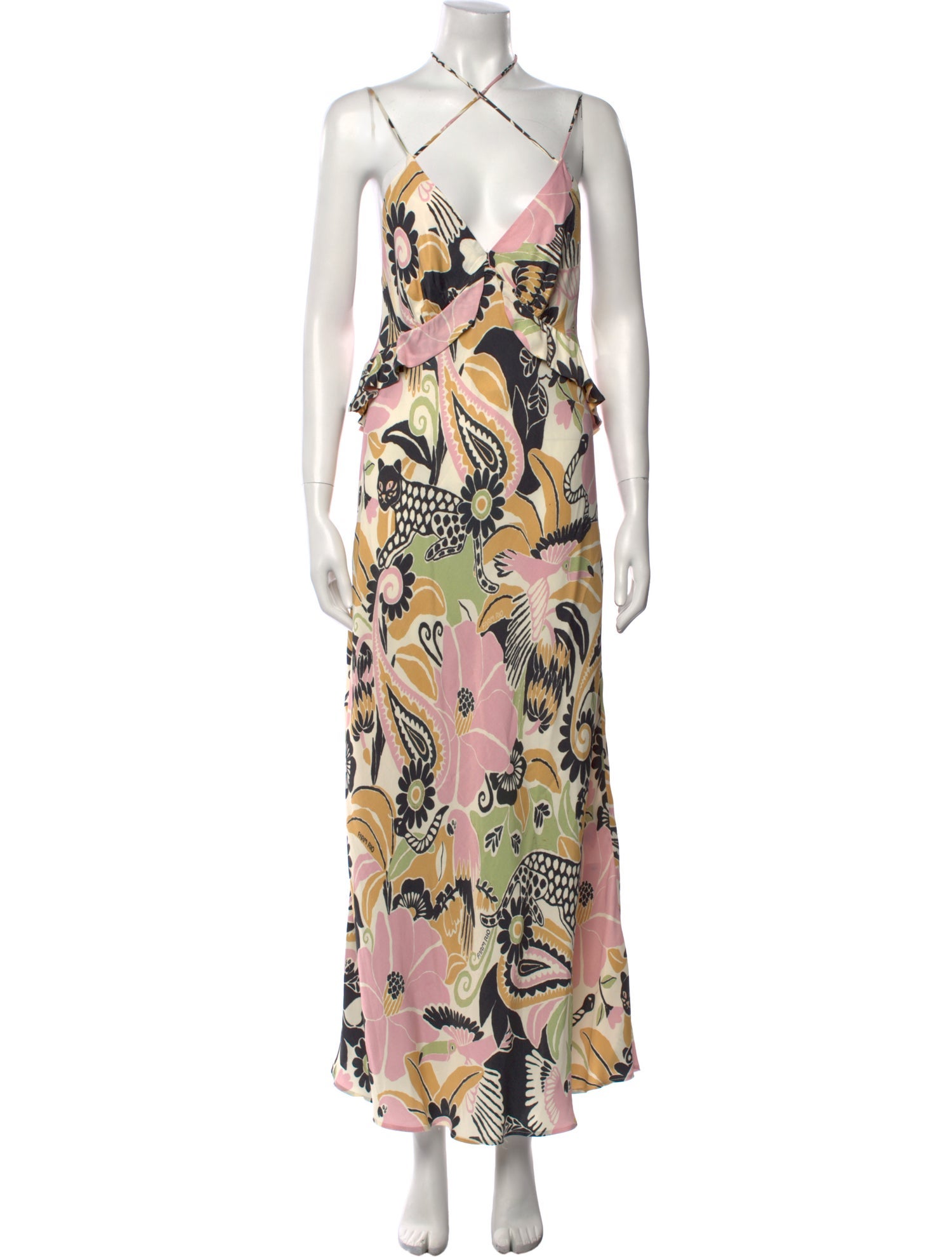 Farm Rio Printed Long Dress