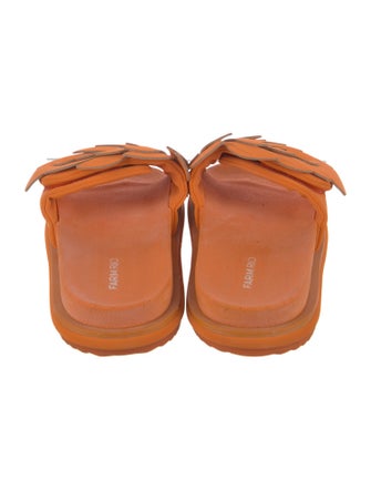 Farm Rio Leather Slides