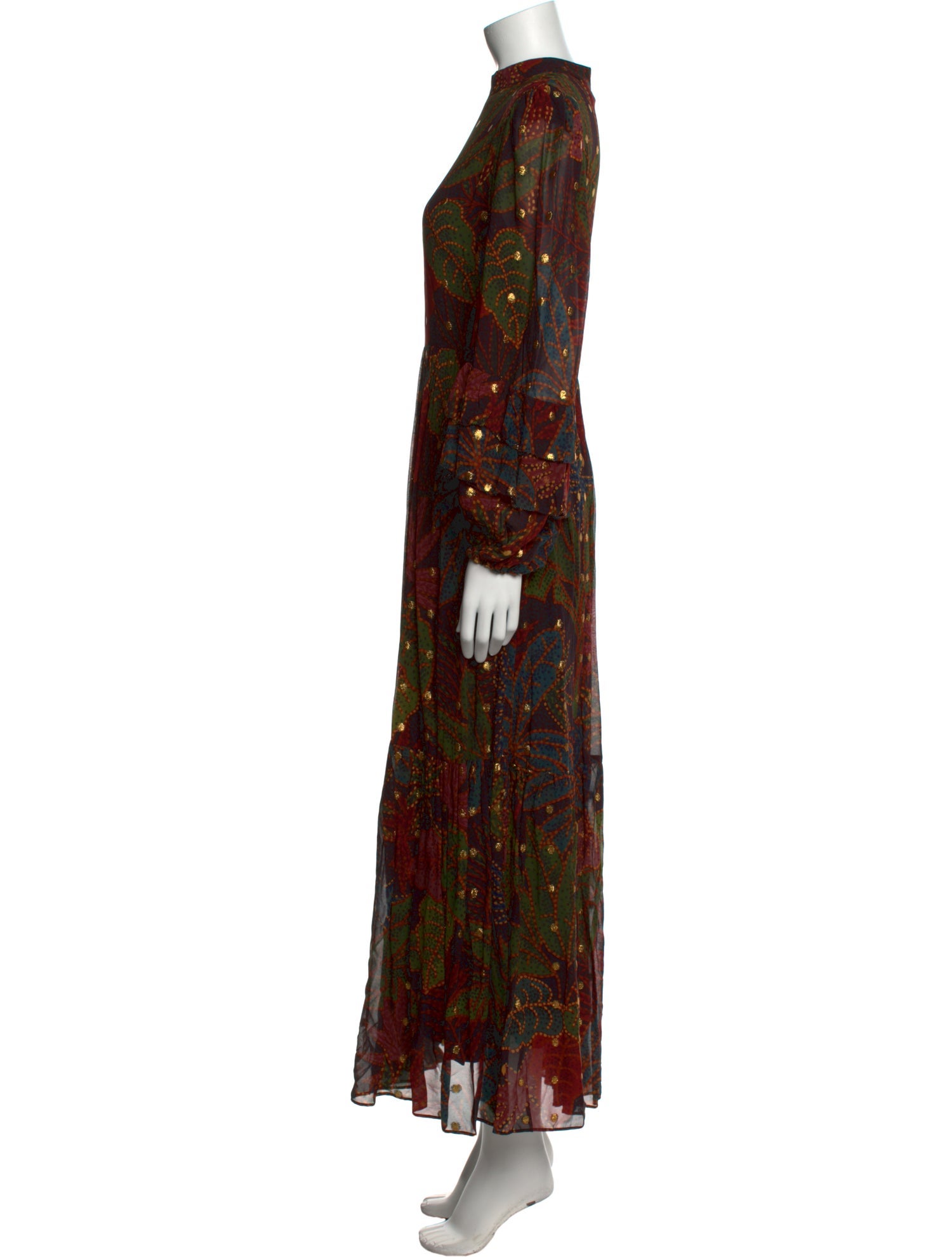 Farm Rio Printed Long Dress