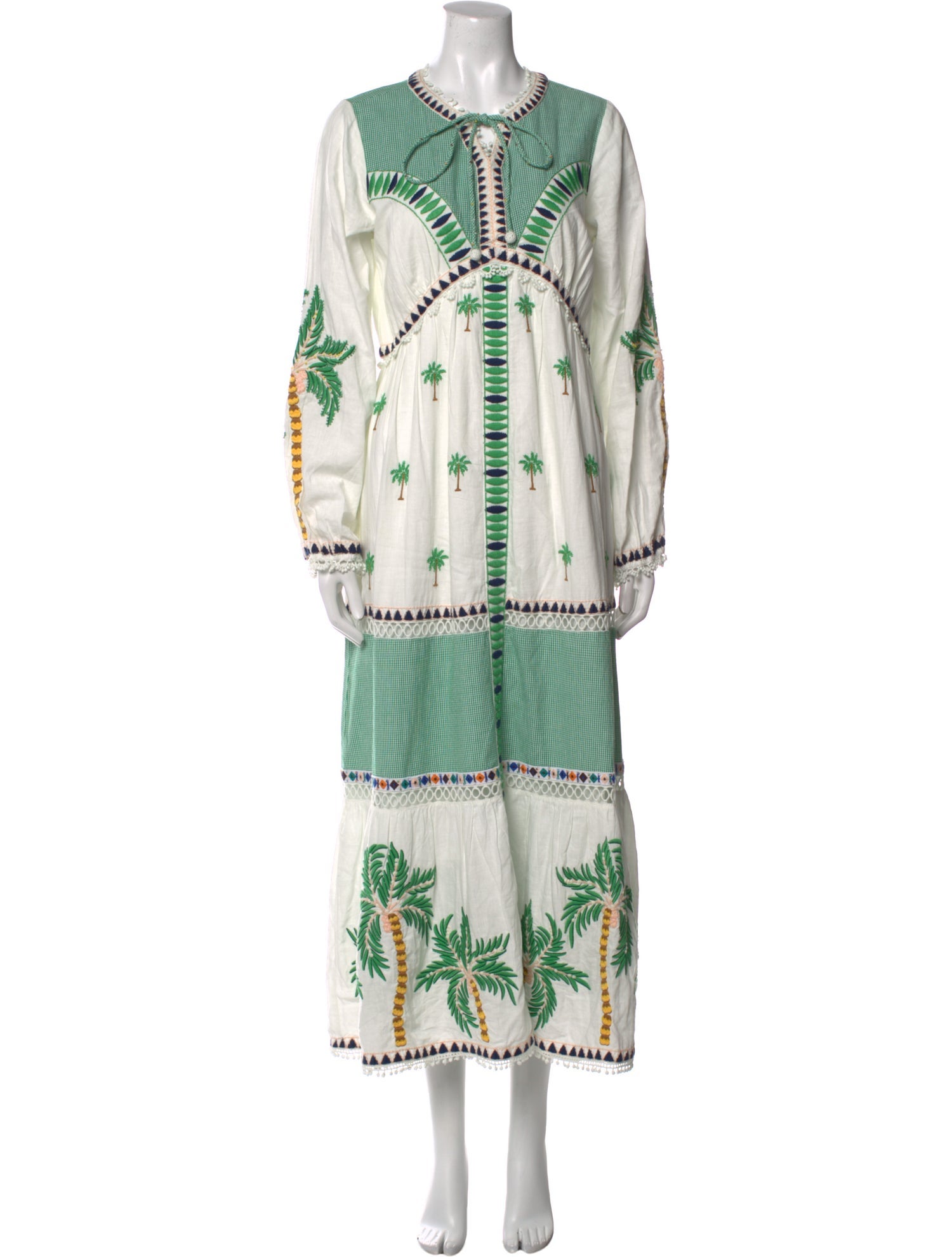 Farm Rio Printed Long Dress