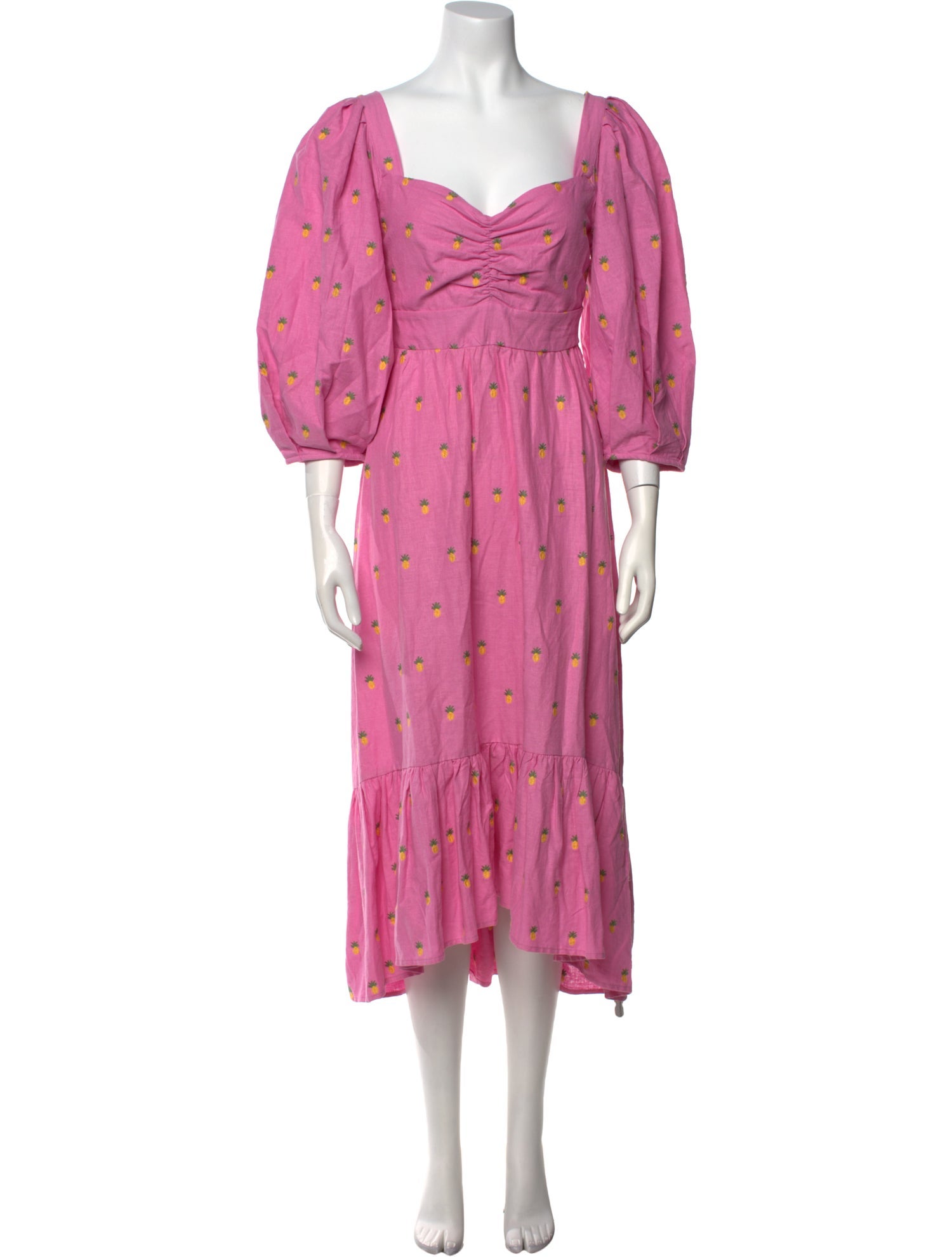 Farm Rio Floral Print Long Dress