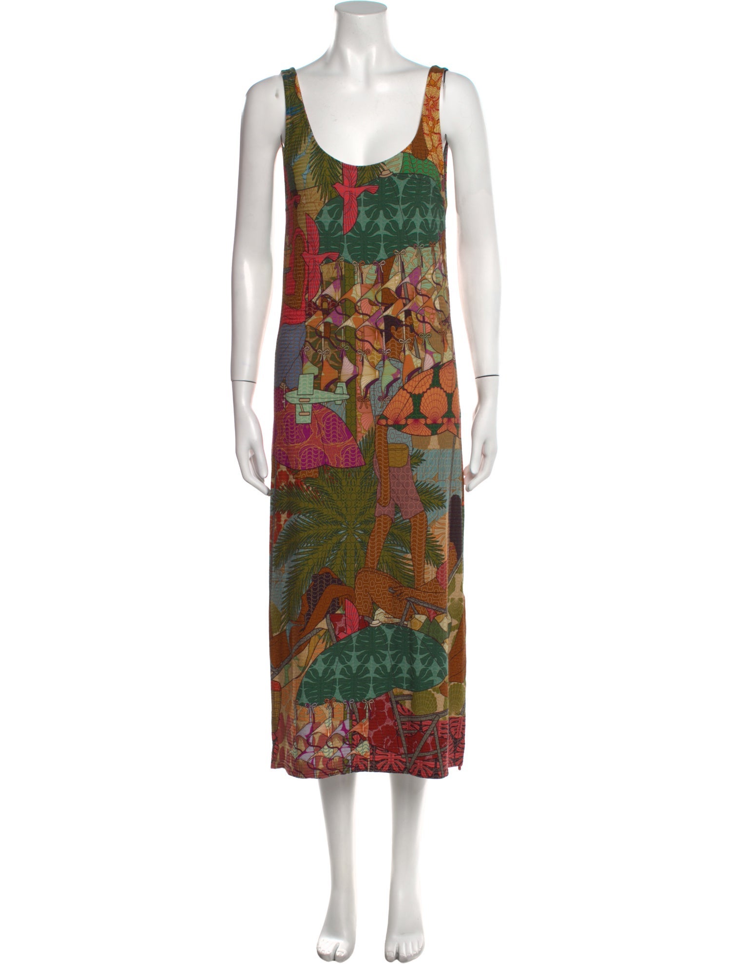 Farm Rio Printed Long Dress