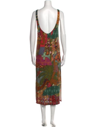 Farm Rio Printed Long Dress