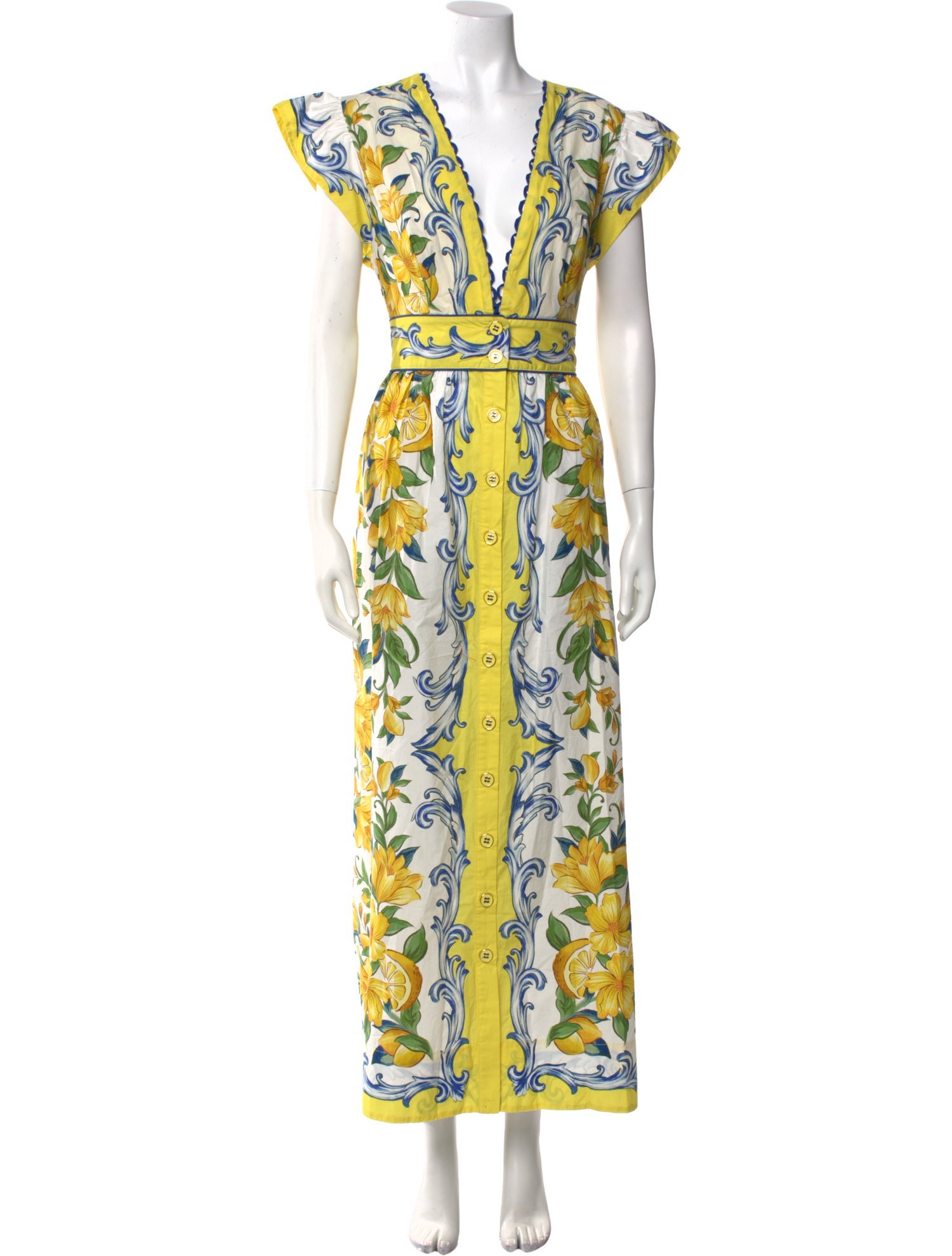 Farm Rio Printed Long Dress w/ Tags