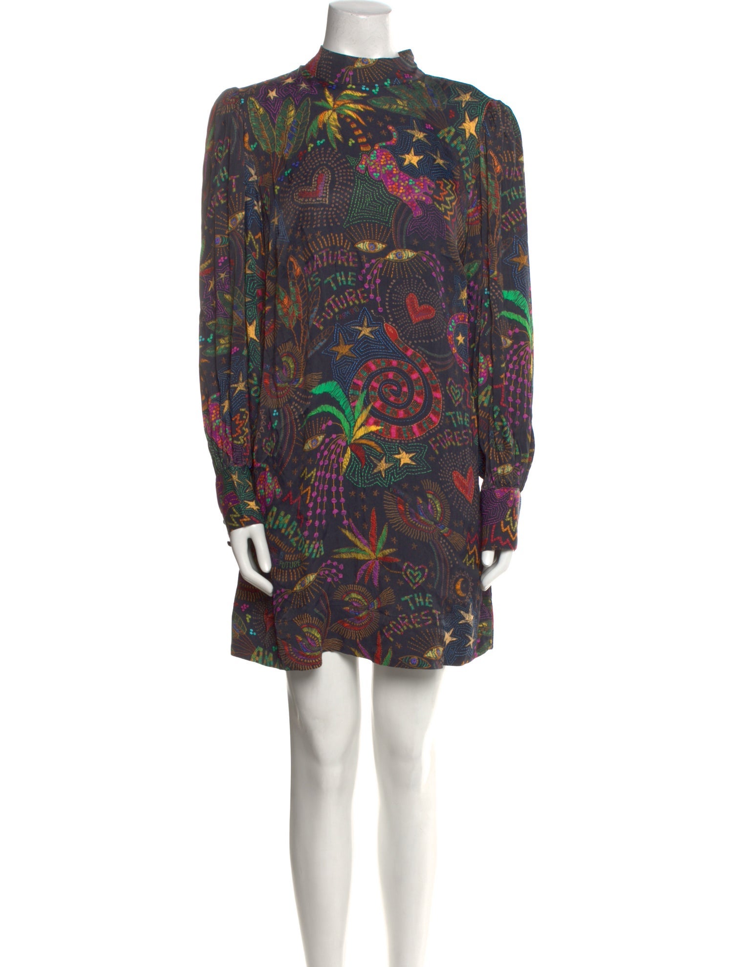 Farm Rio Printed Mini Dress w/ Tags