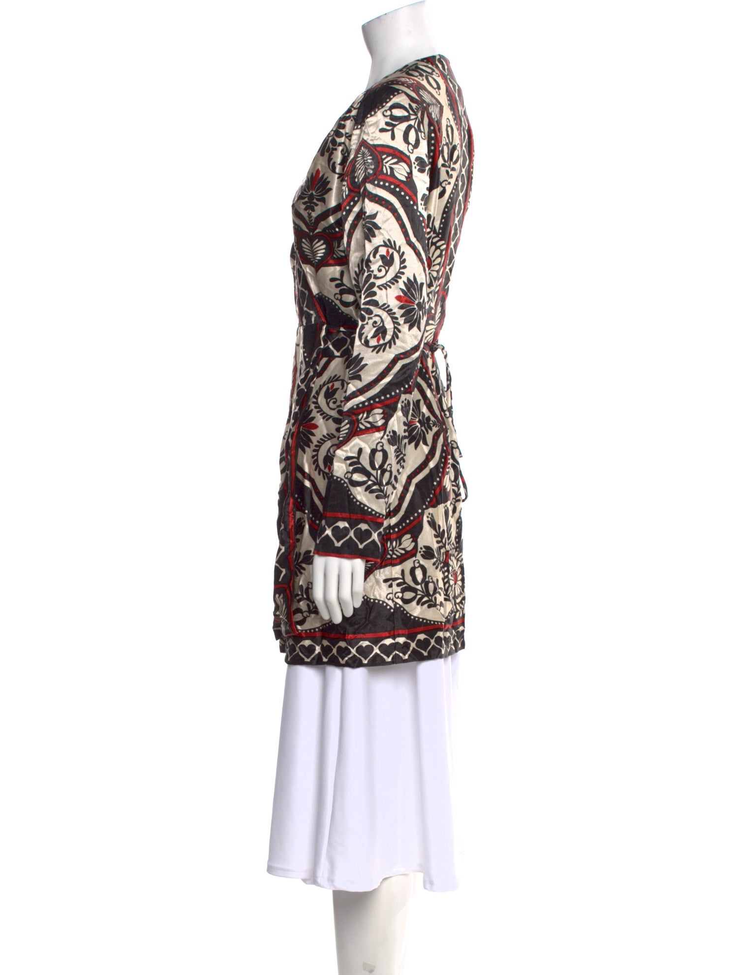 Farm Rio Paisley Print V-Neck Tunic