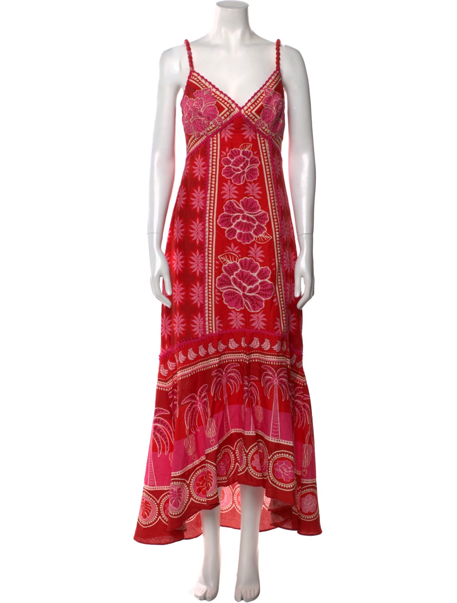 Farm Rio Linen Long Dress