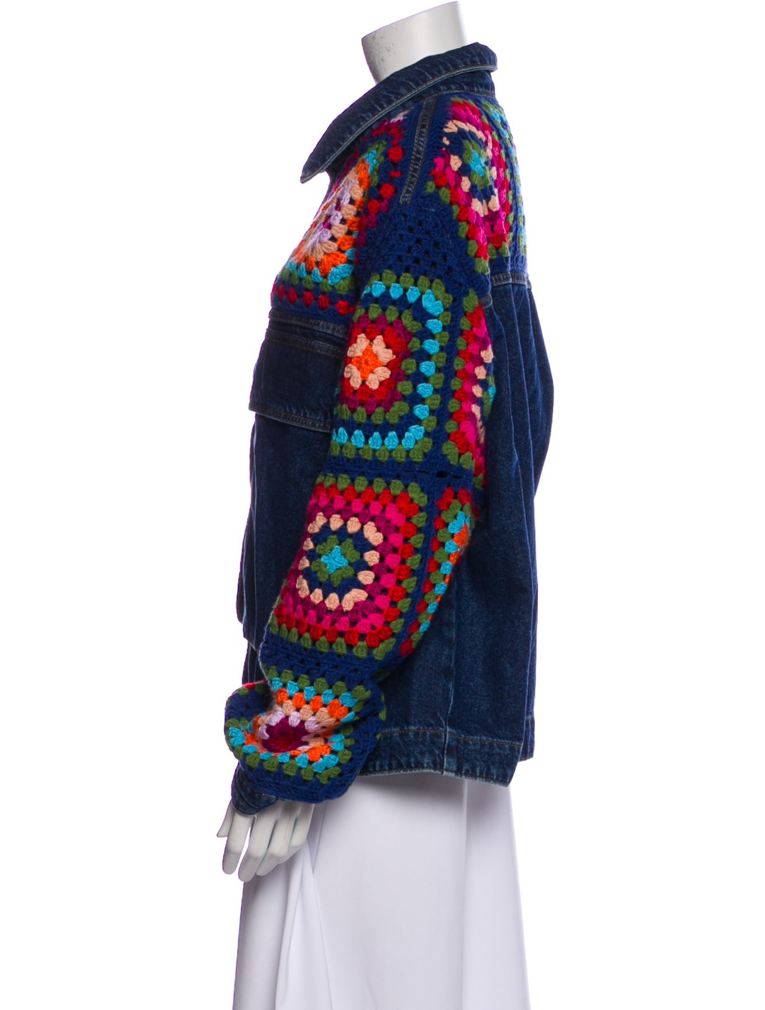 Farm Rio Printed Denim Jacket w/ Tags