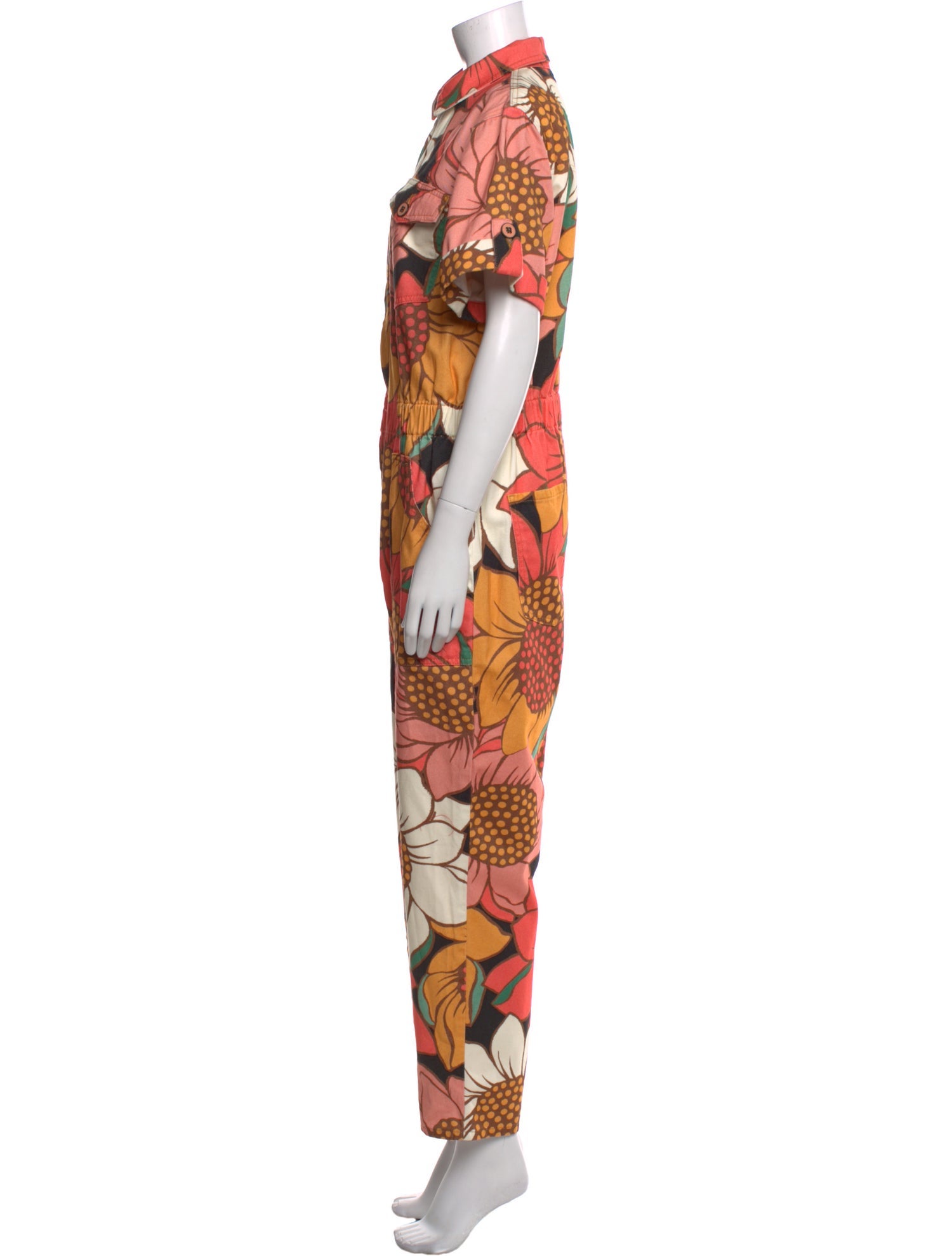 Farm Rio Floral Print Jumpsuit