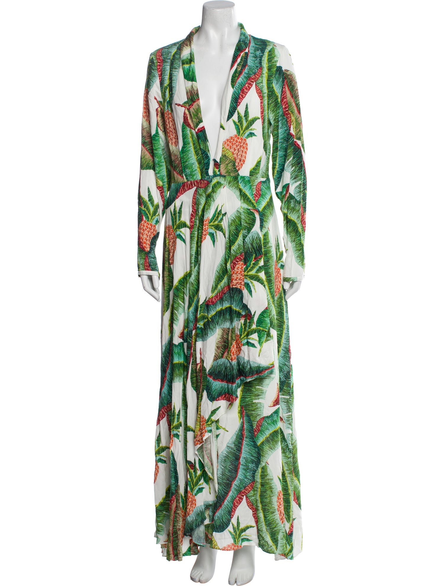 Farm Rio Printed Long Dress w/ Tags