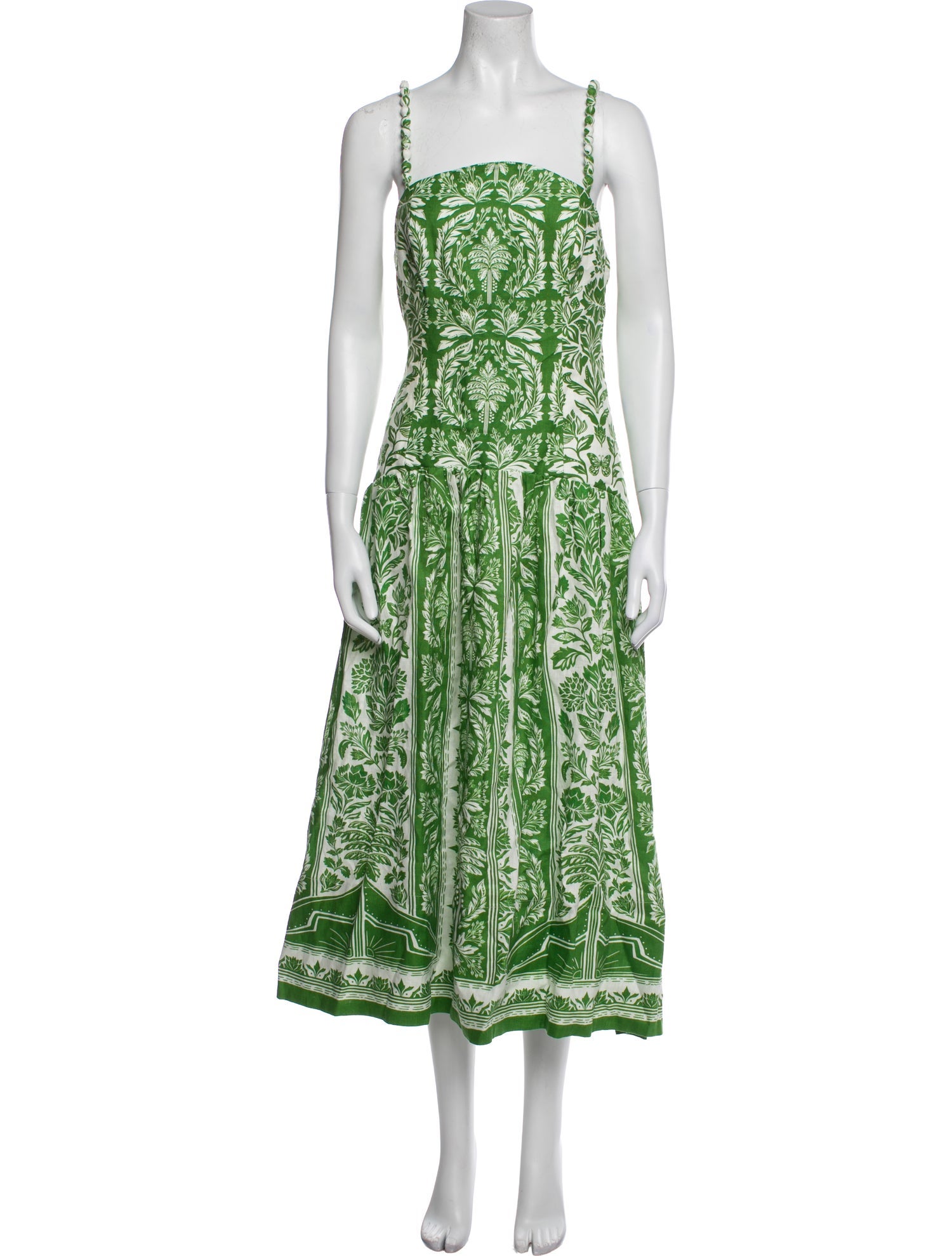 Farm Rio Linen Midi Length Dress w/ Tags