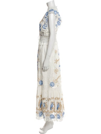 Farm Rio Printed Long Dress