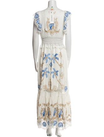 Farm Rio Printed Long Dress