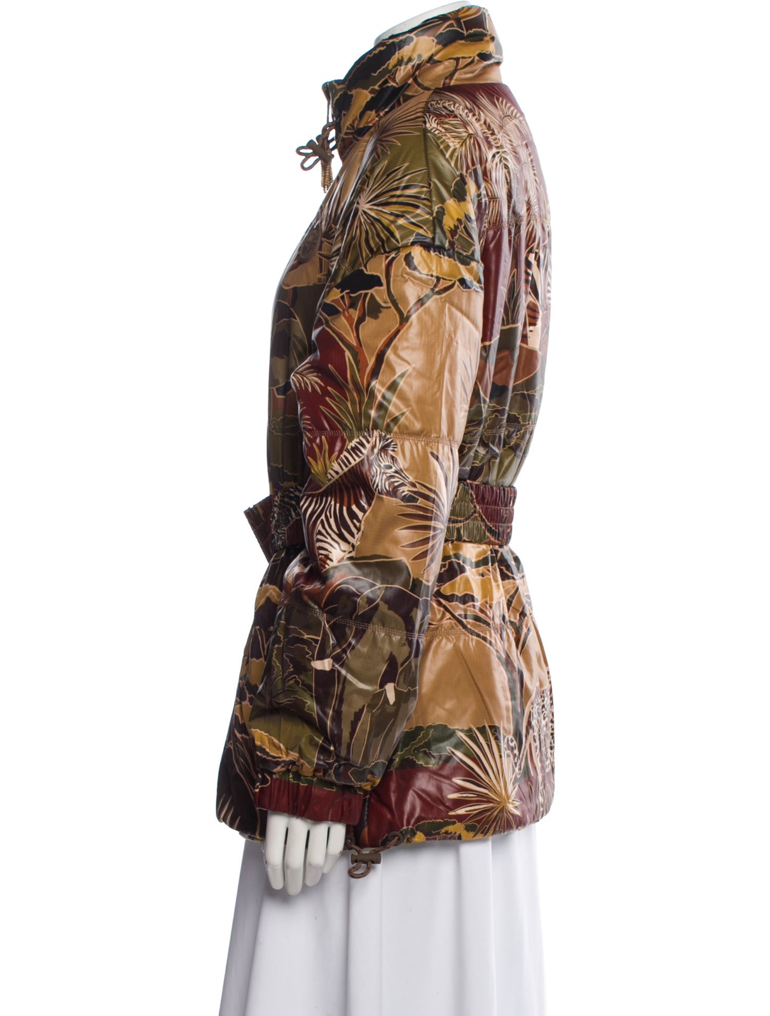 Farm Rio Printed Faux Fur Coat w/ Tags