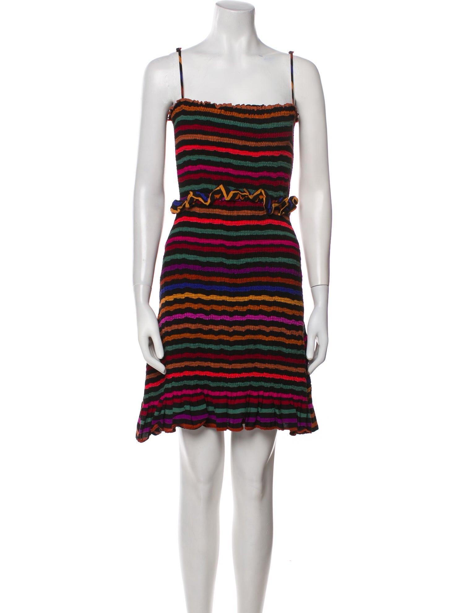 Farm Rio Striped Mini Dress