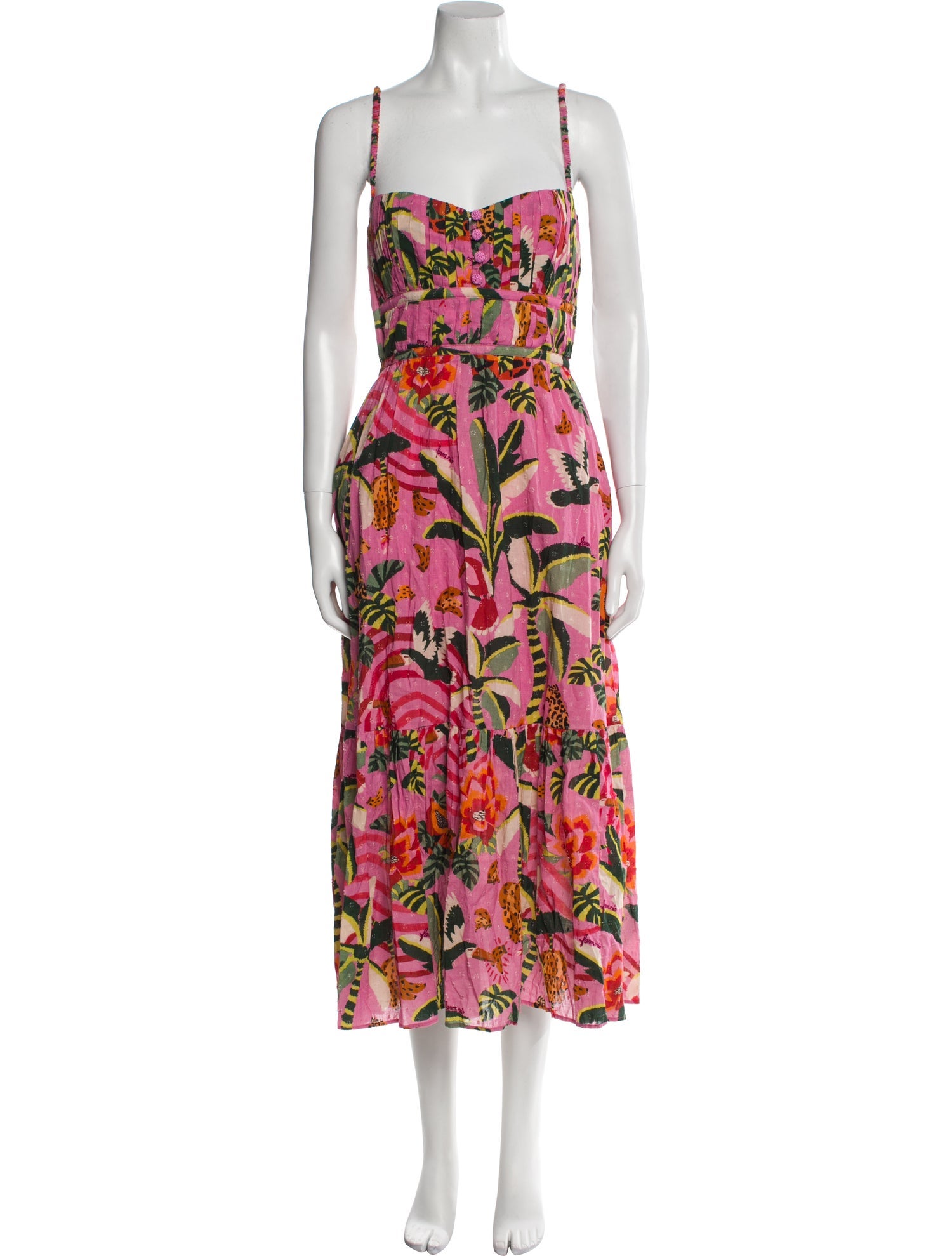 open lace back dress Buy the Guanacaste Sand Cut Out Sleeveless Midi Dress in Red main image 0
