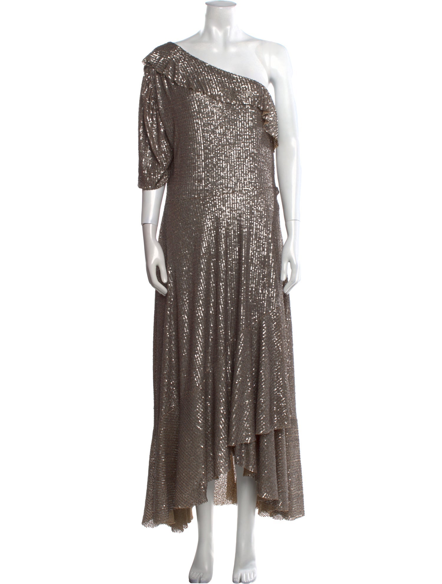 Farm Rio One-Shoulder Long Dress