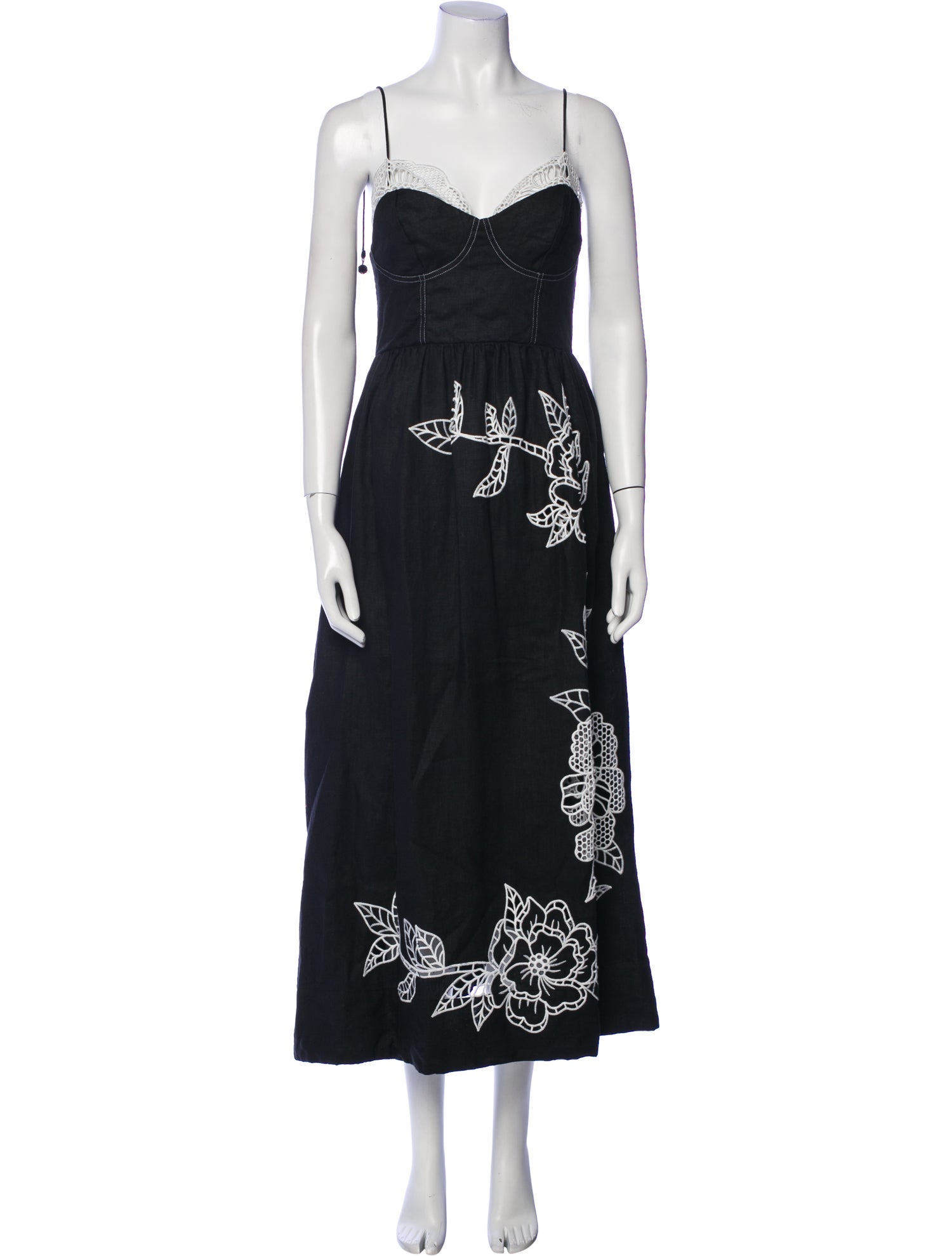 Farm Rio Linen Long Dress