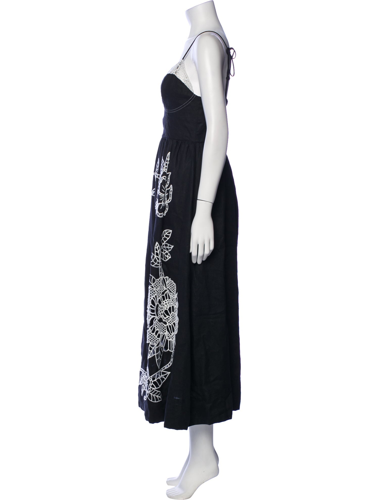 Farm Rio Linen Long Dress