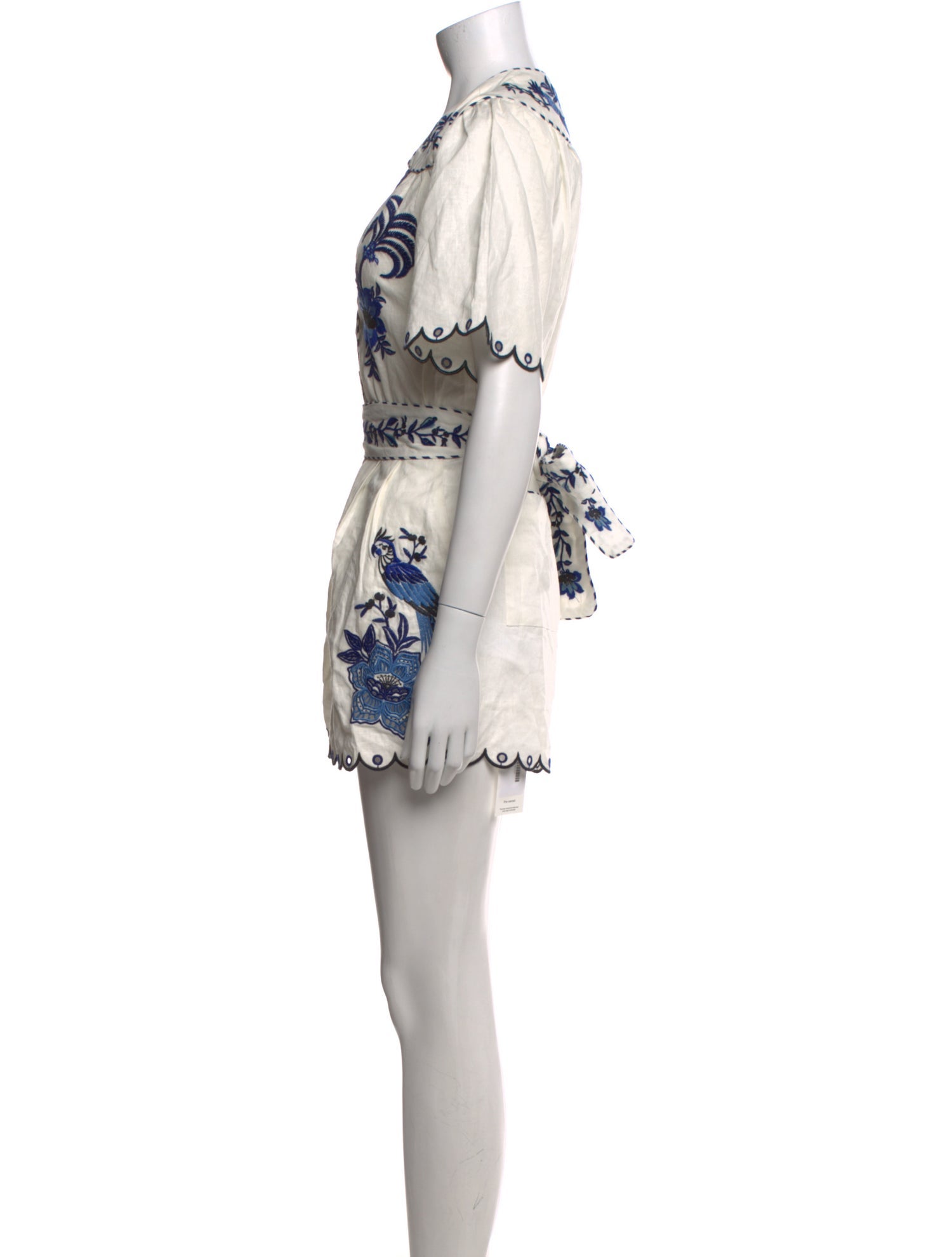 Farm Rio Linen Printed Romper w/ Tags