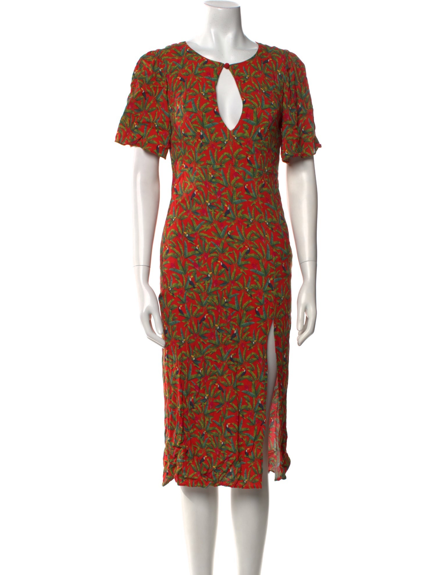 Farm Rio Printed Midi Length Dress