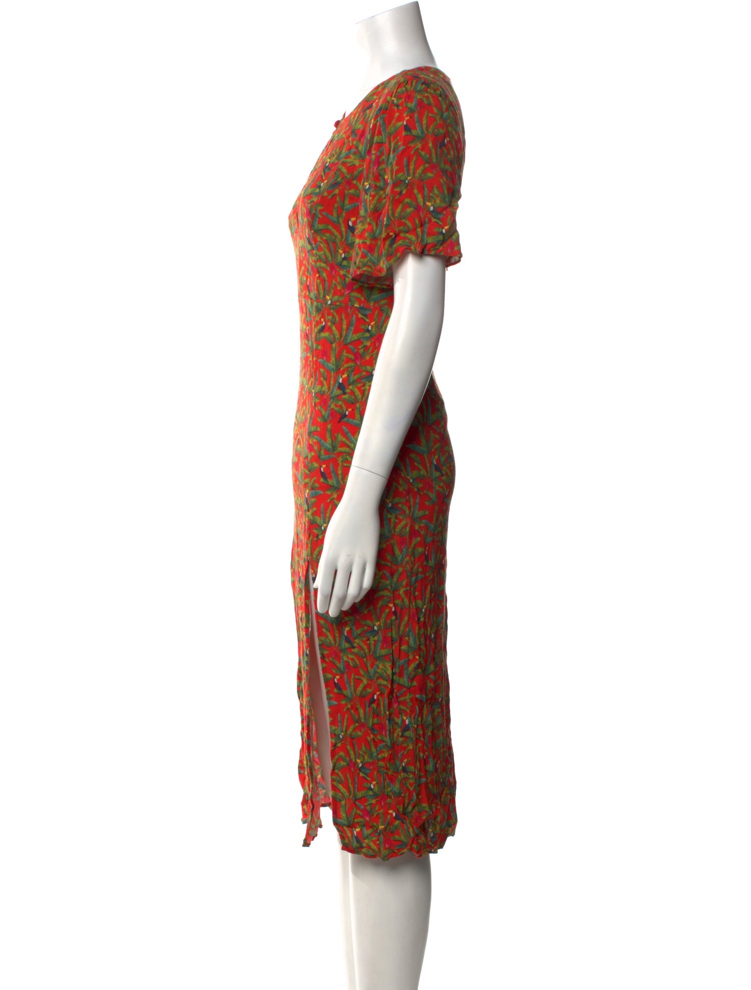 Farm Rio Printed Midi Length Dress