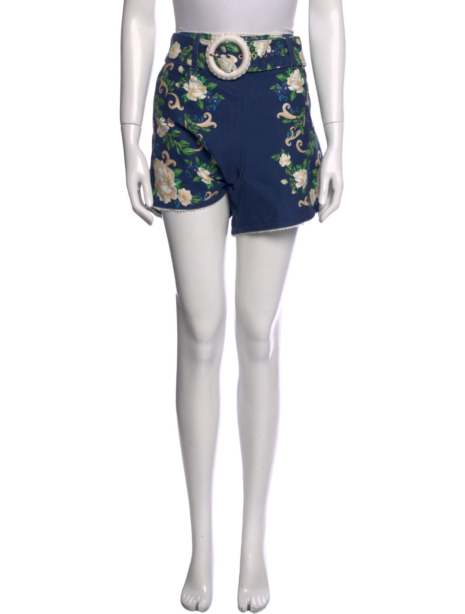 Farm Rio Floral Print Mini Shorts w/ Tags