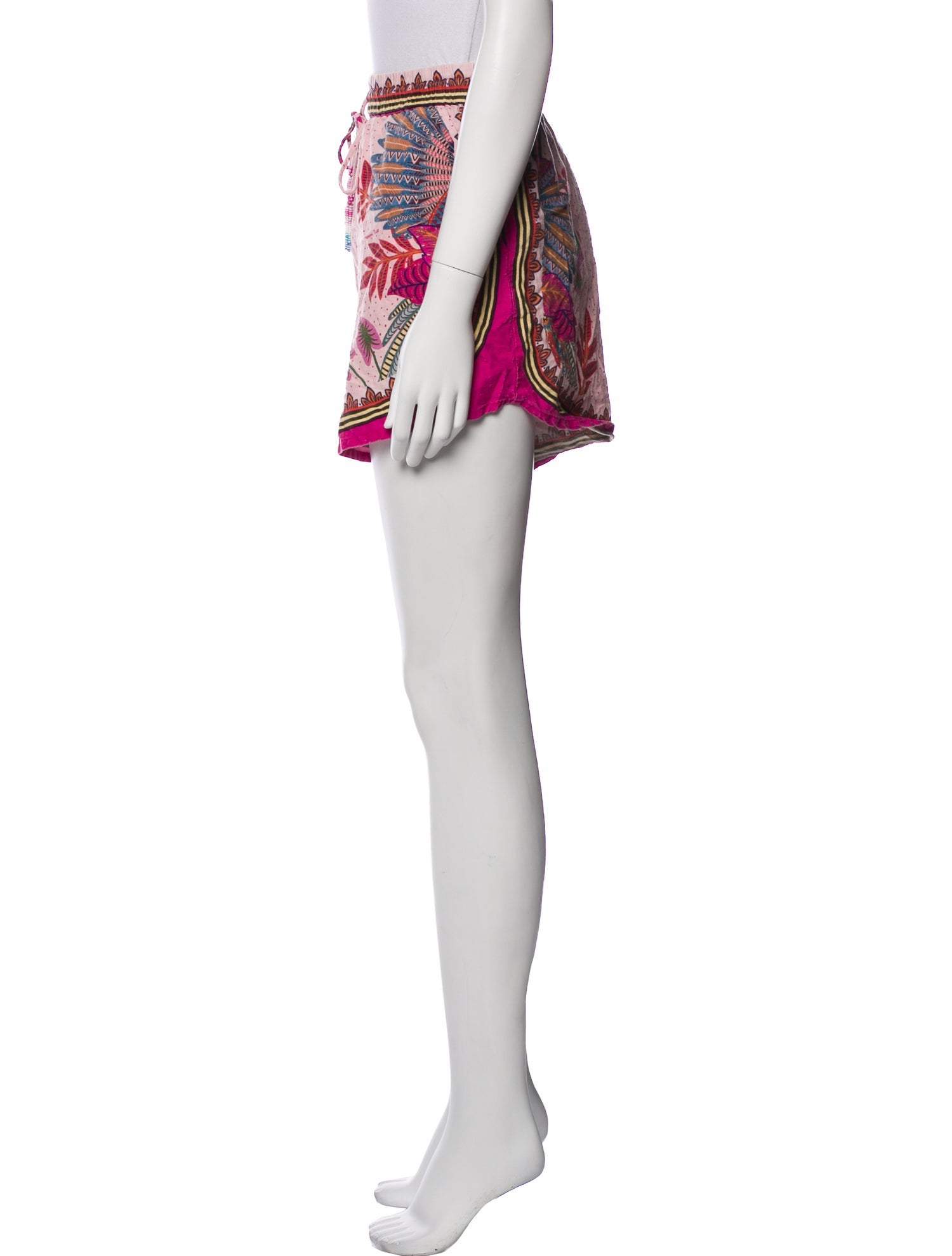 Farm Rio Linen Mini Shorts