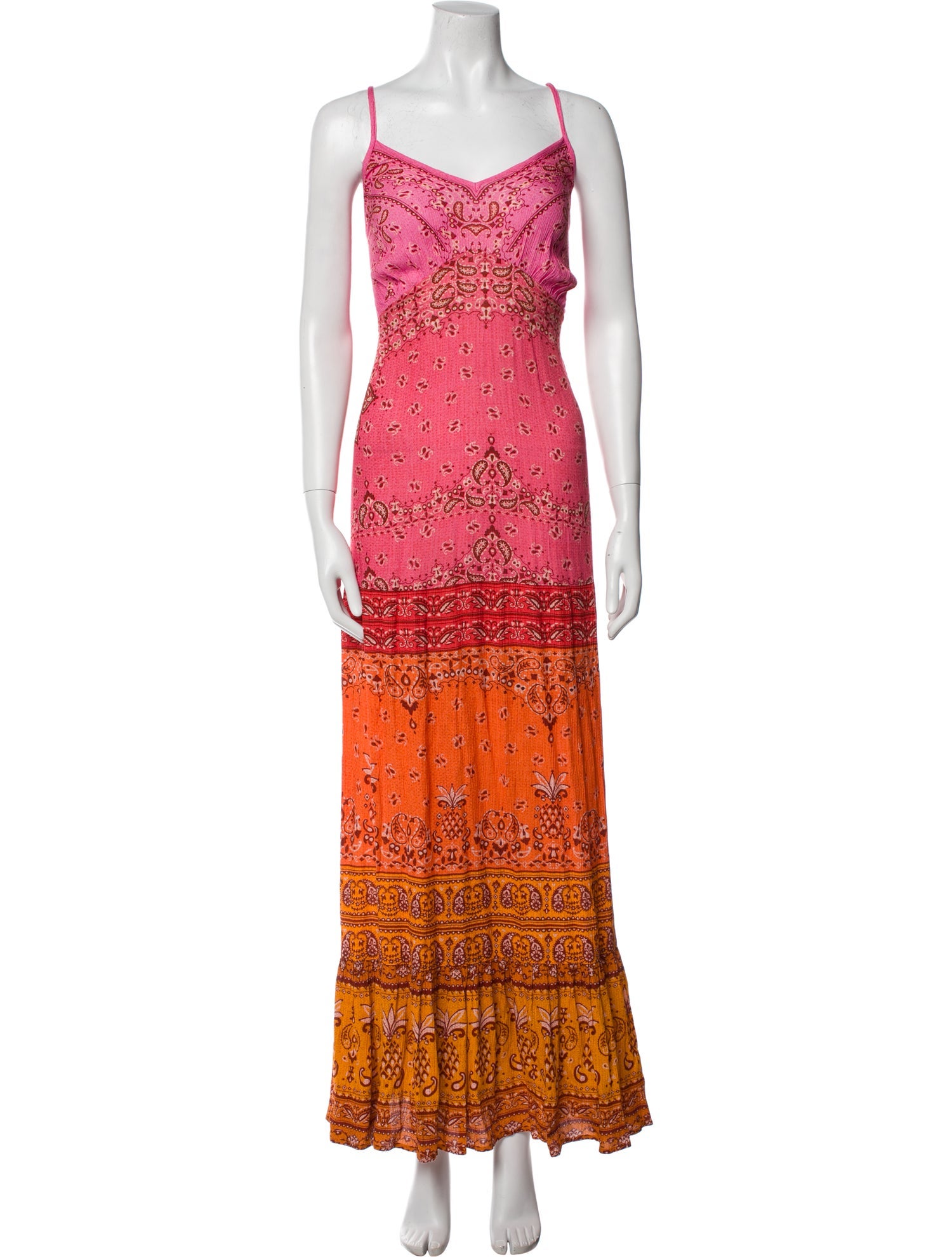 Farm Rio Printed Long Dress w/ Tags