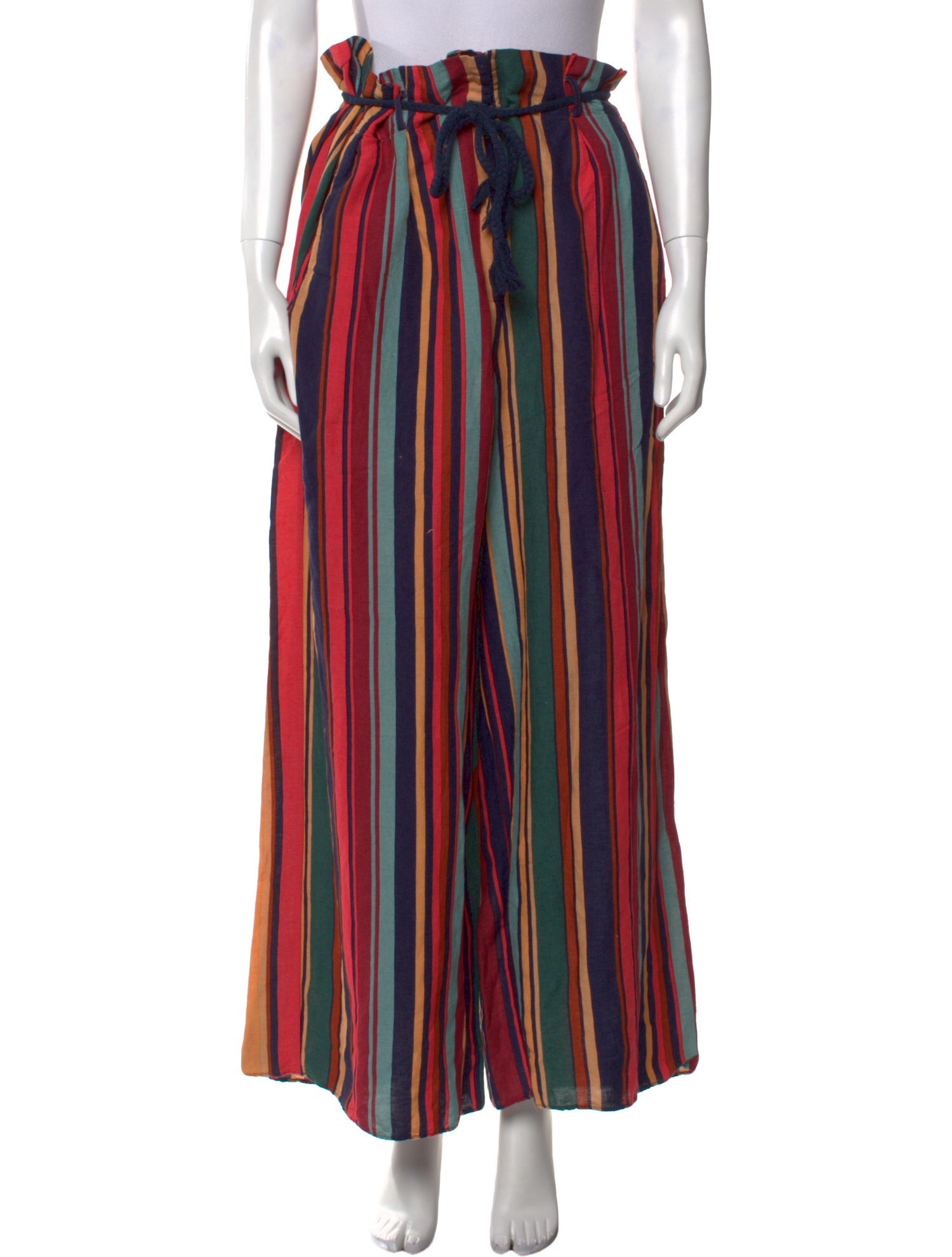 Farm Rio Striped Wide Leg Pants