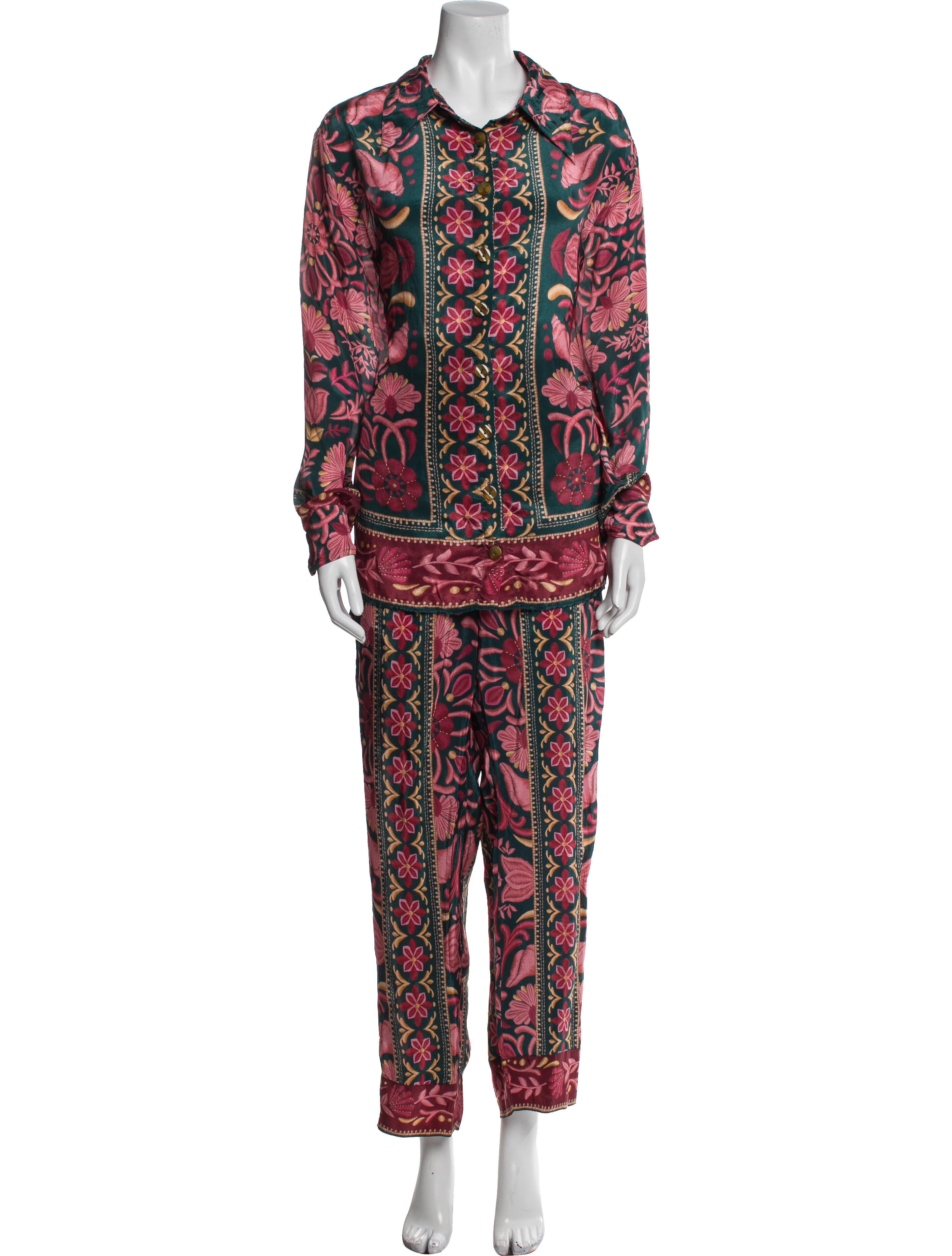 Farm Rio Printed Pant Set