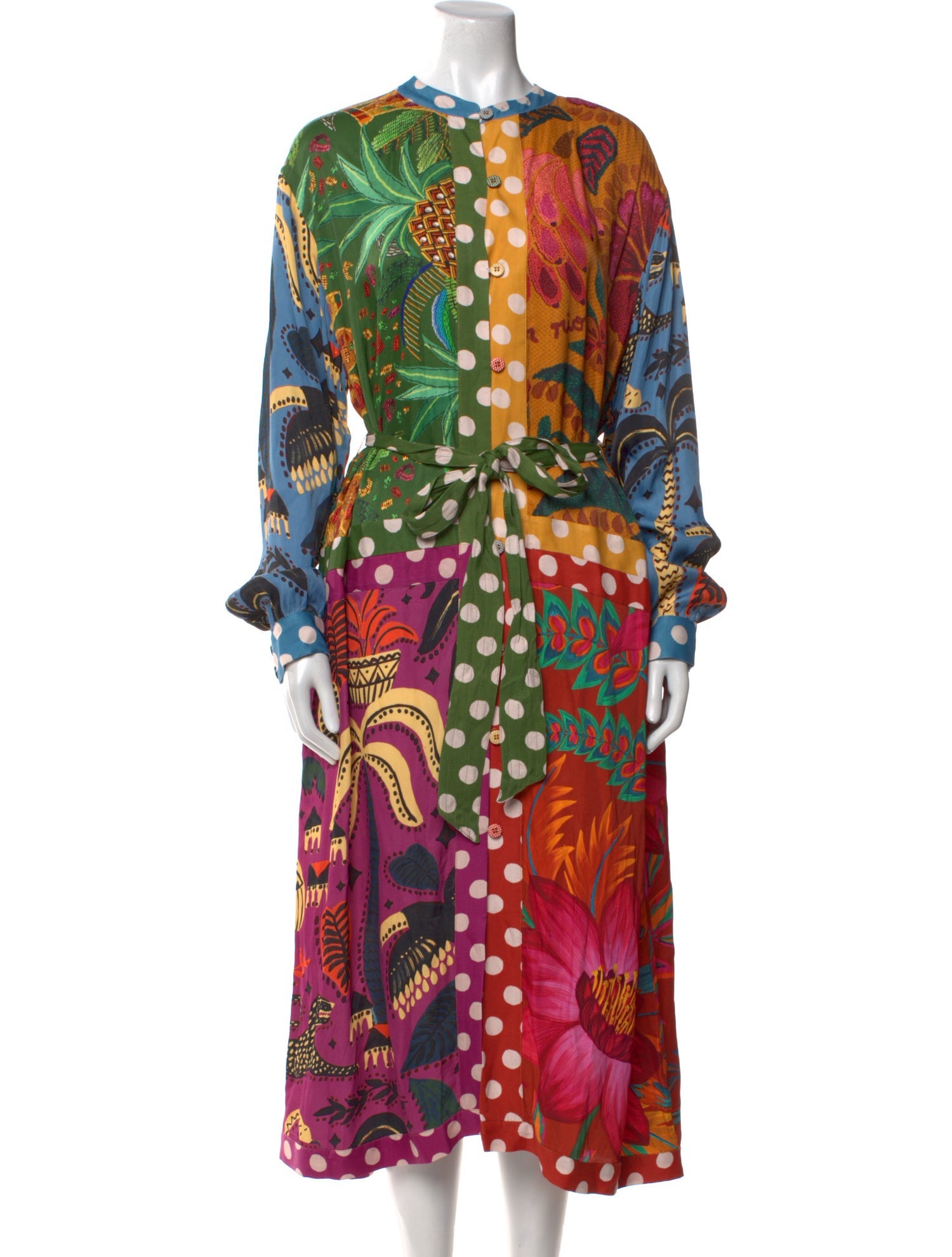 Farm Rio Printed Long Dress w/ Tags